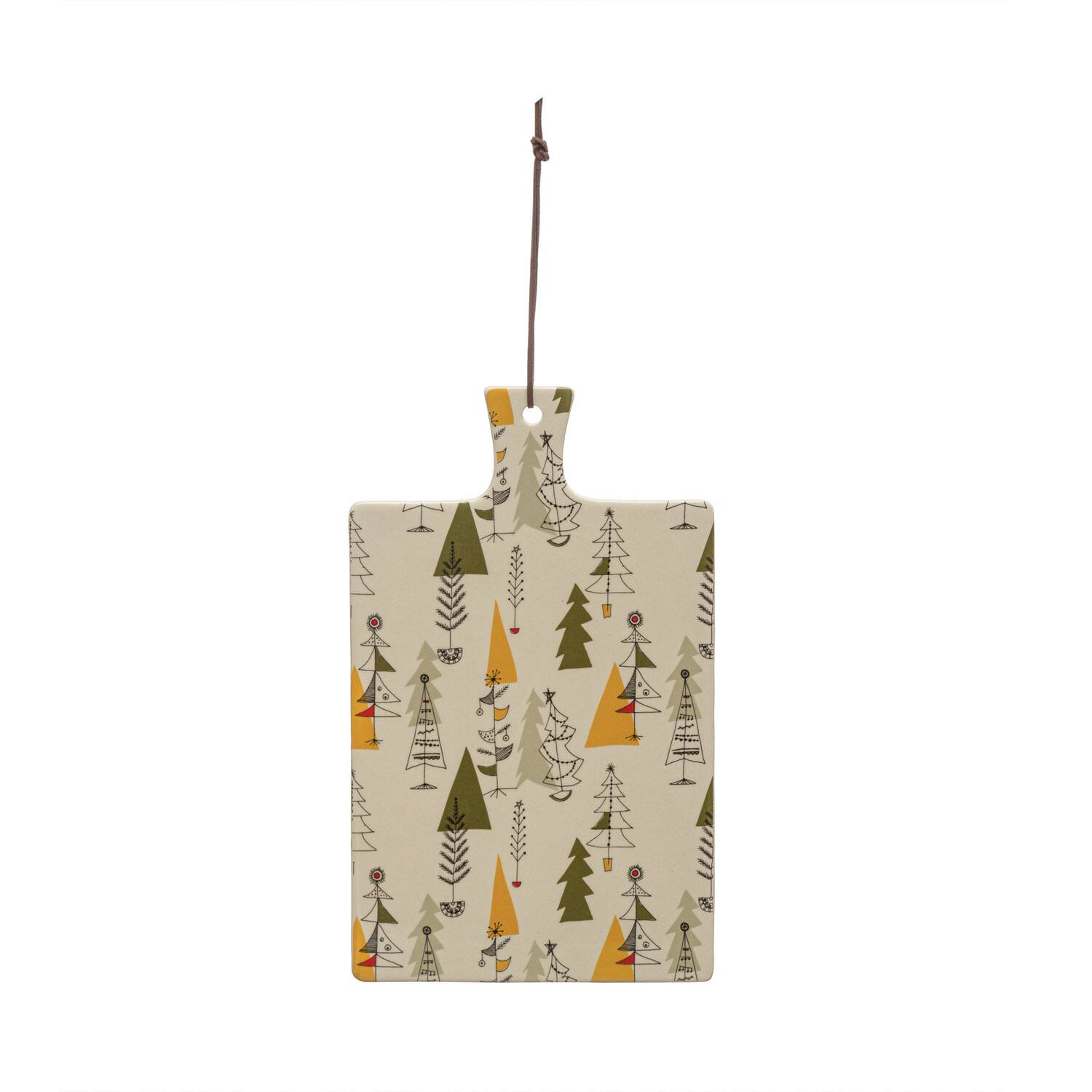 Hello Honey® Christmas Tree Stoneware Cutting Board