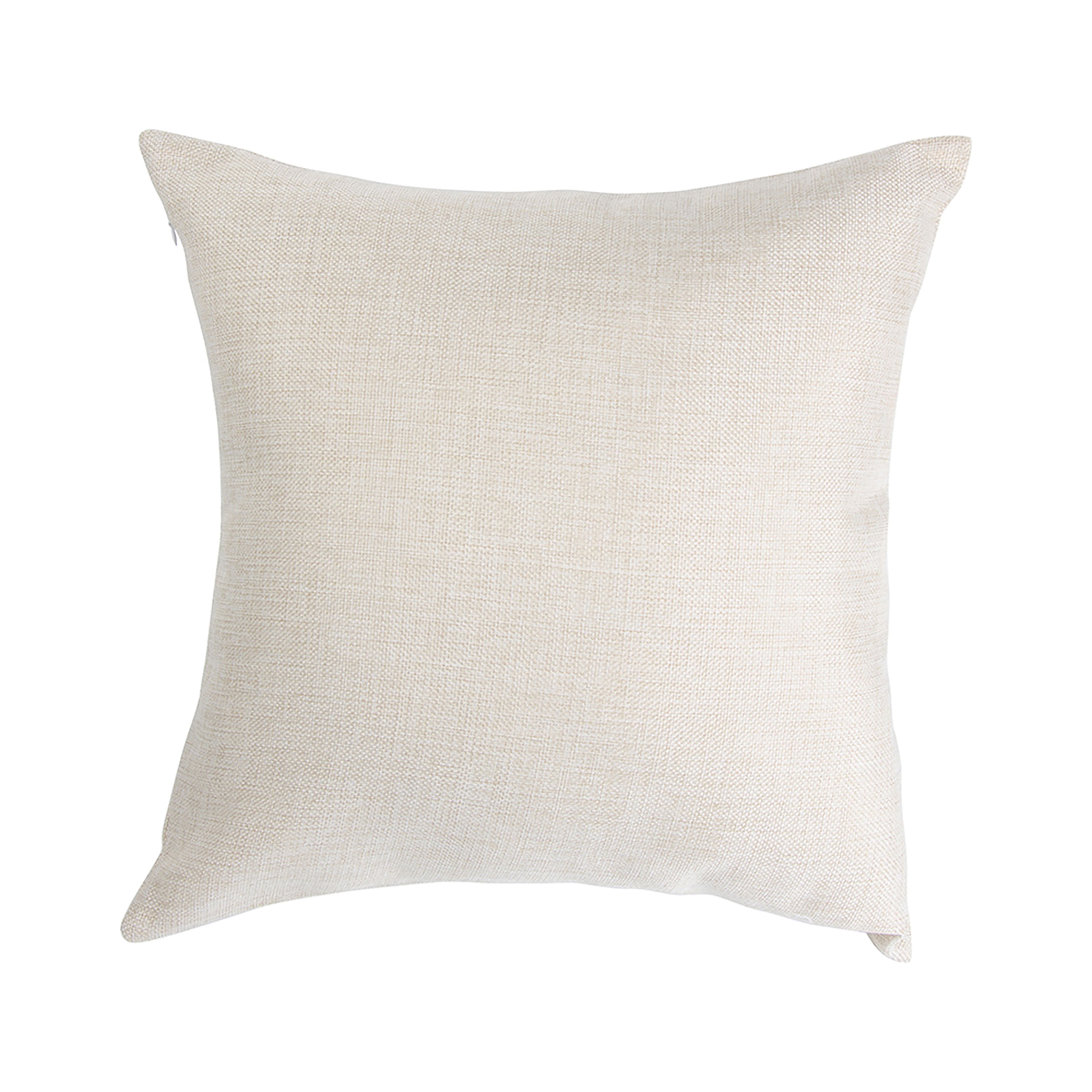 Craft Express Beige Square Linen-Like Pillow Cover, 4ct.