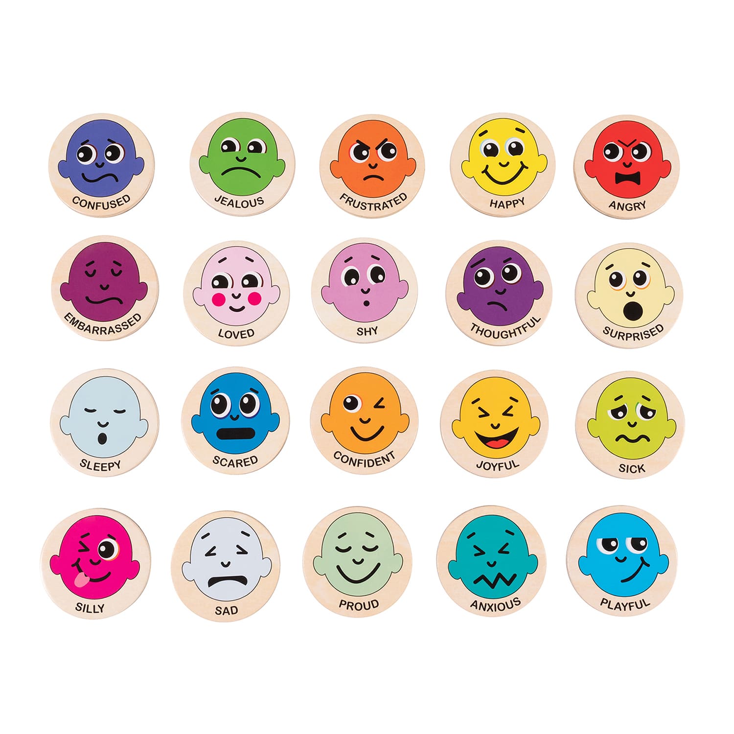 Spark &#x26; Wow Emotions Wooden Magnets Activity Kit