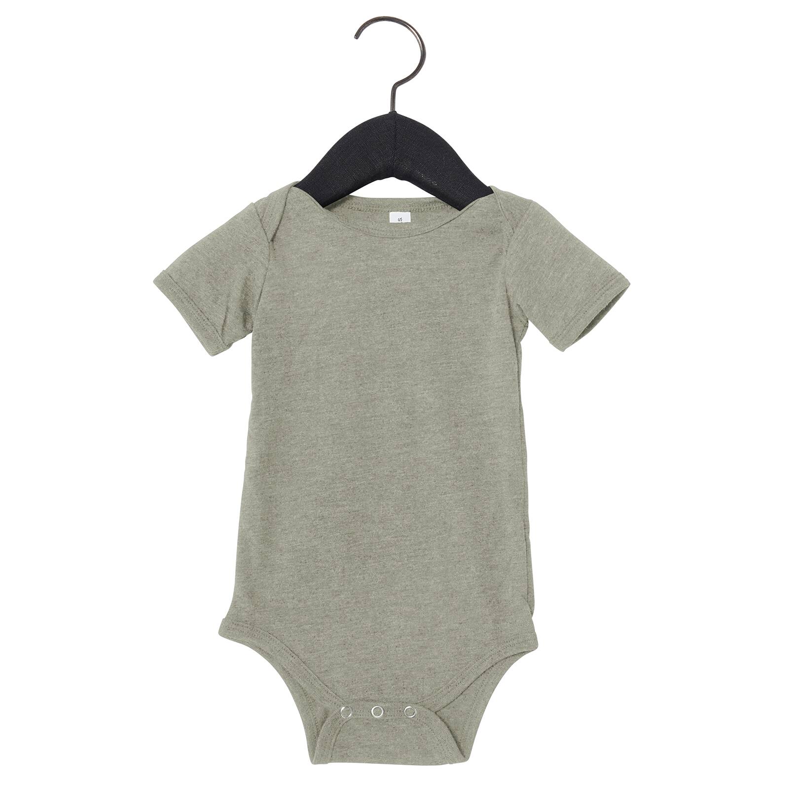 BELLA+CANVAS&#xAE; Baby Jersey Heather Short Sleeve One-Piece