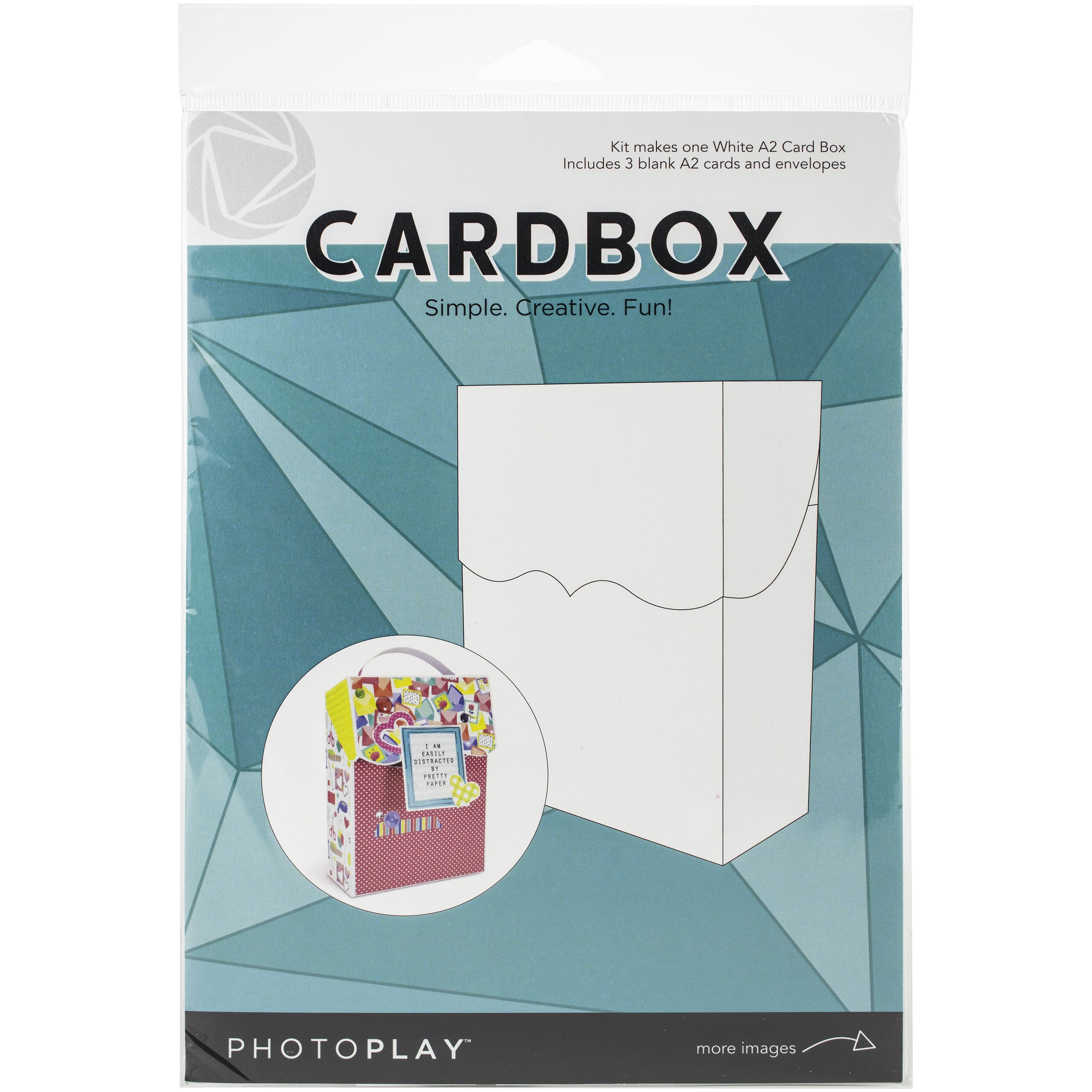 Photoplay™ White A2 Card Box Kit Michaels