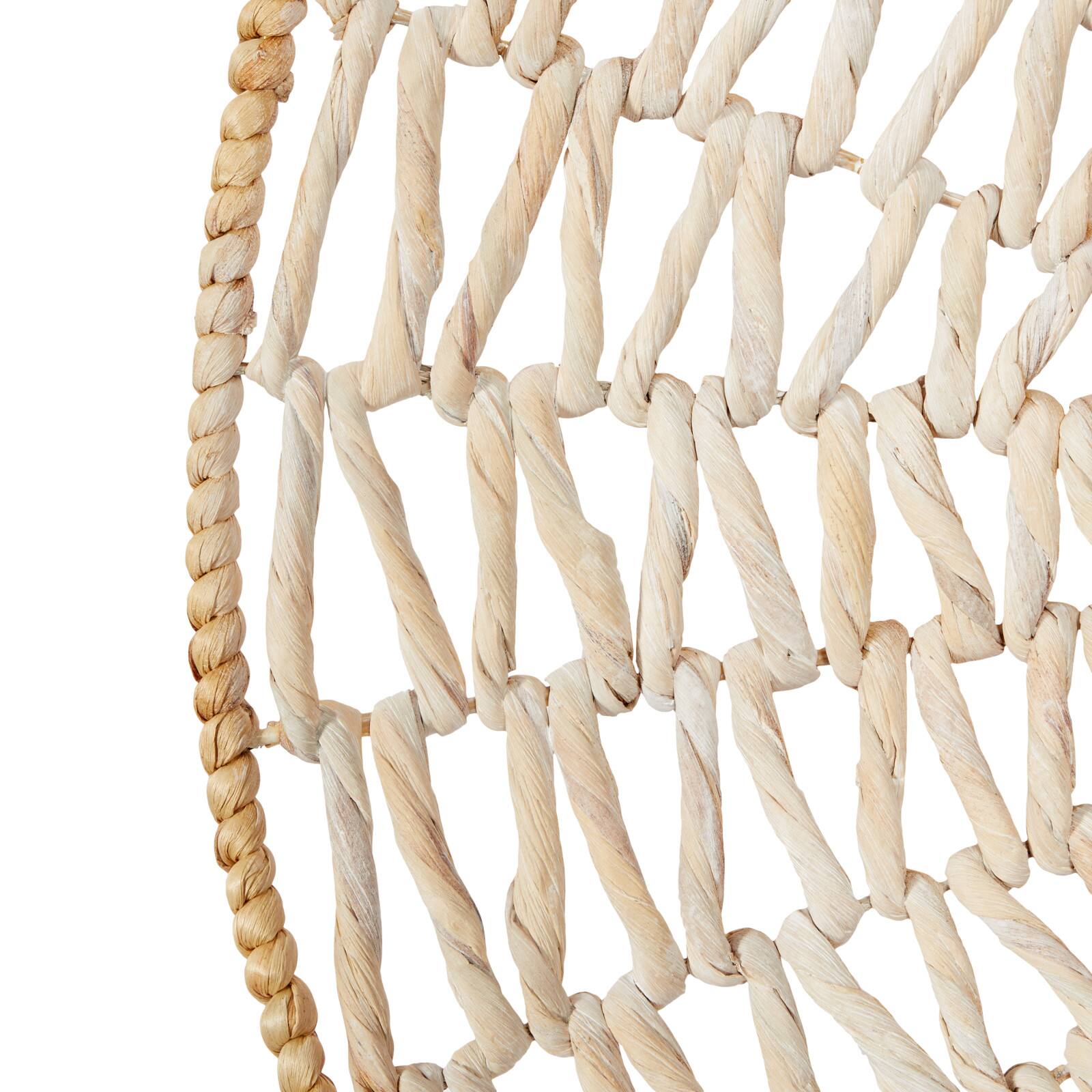 Set of 3 Cream Dried Plant Material Coastal Style Wall Decor, 20", 24", 28"