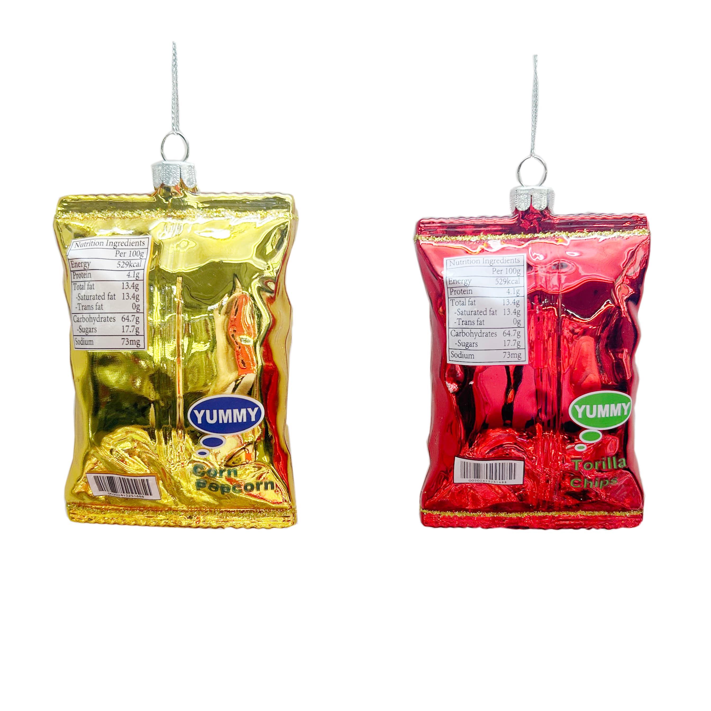 Assorted 4.25&#x22; Snack Bag Glass Ornament by Ashland&#xAE;