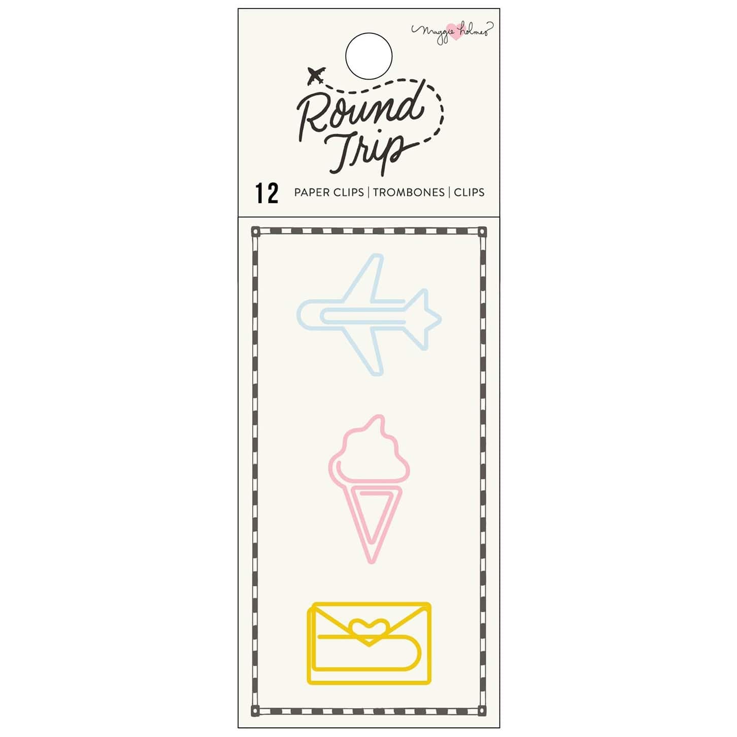 Maggie Holmes Round Trip Travel Paper Clips
