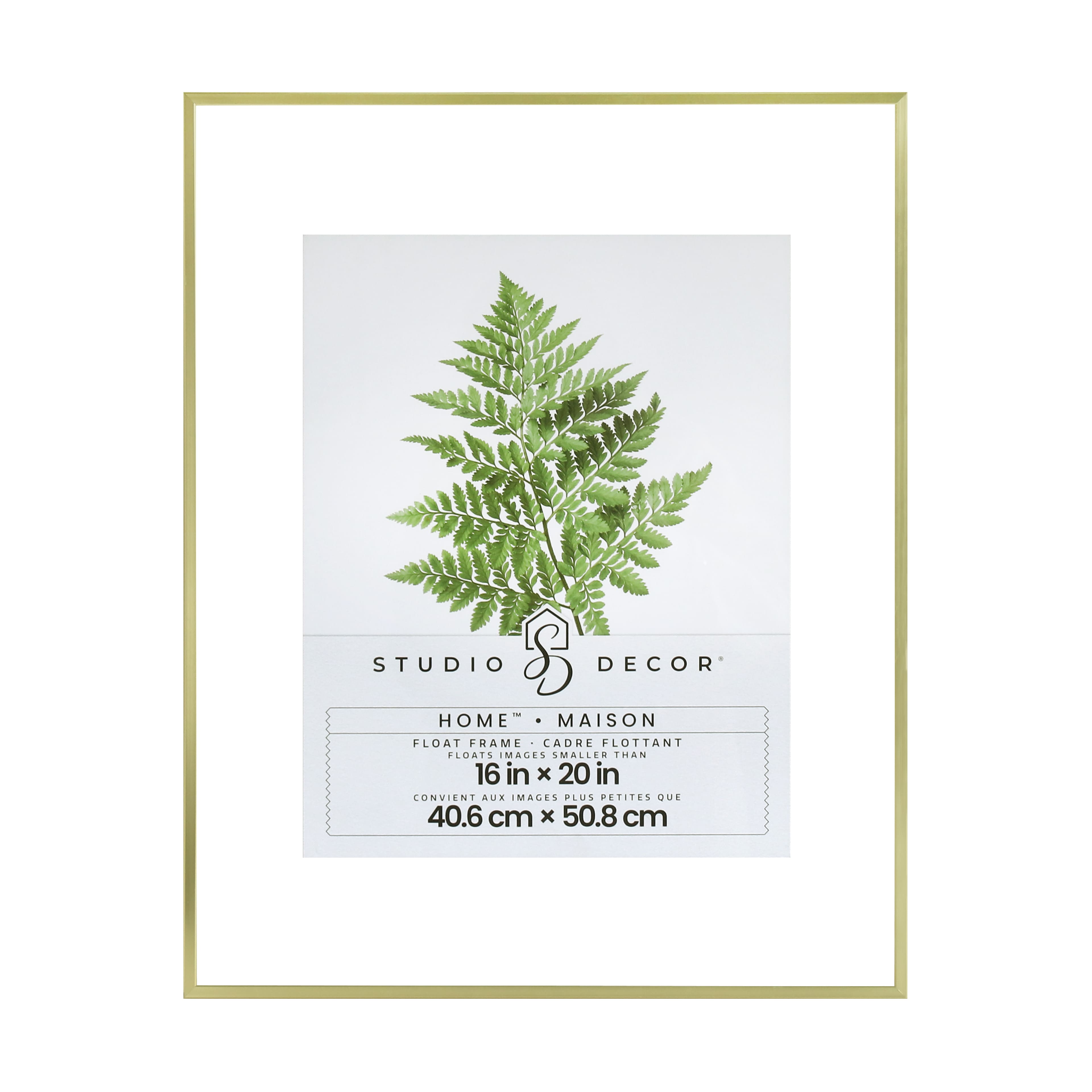 6 Pack: Home™ Gold Metal Float Frame by Studio Décor®