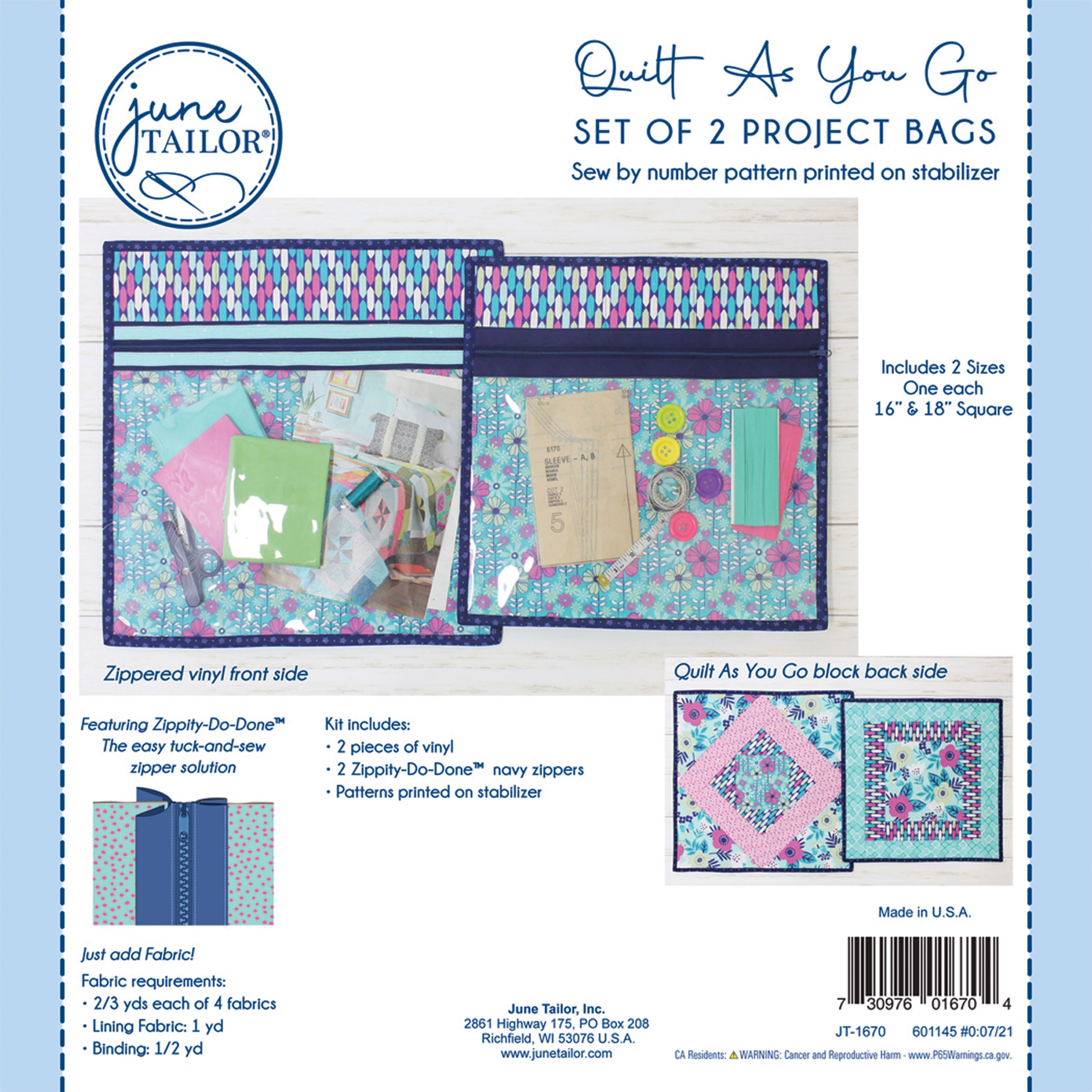 How to Sew by Number with a June Tailor Quilt As You Go Kit