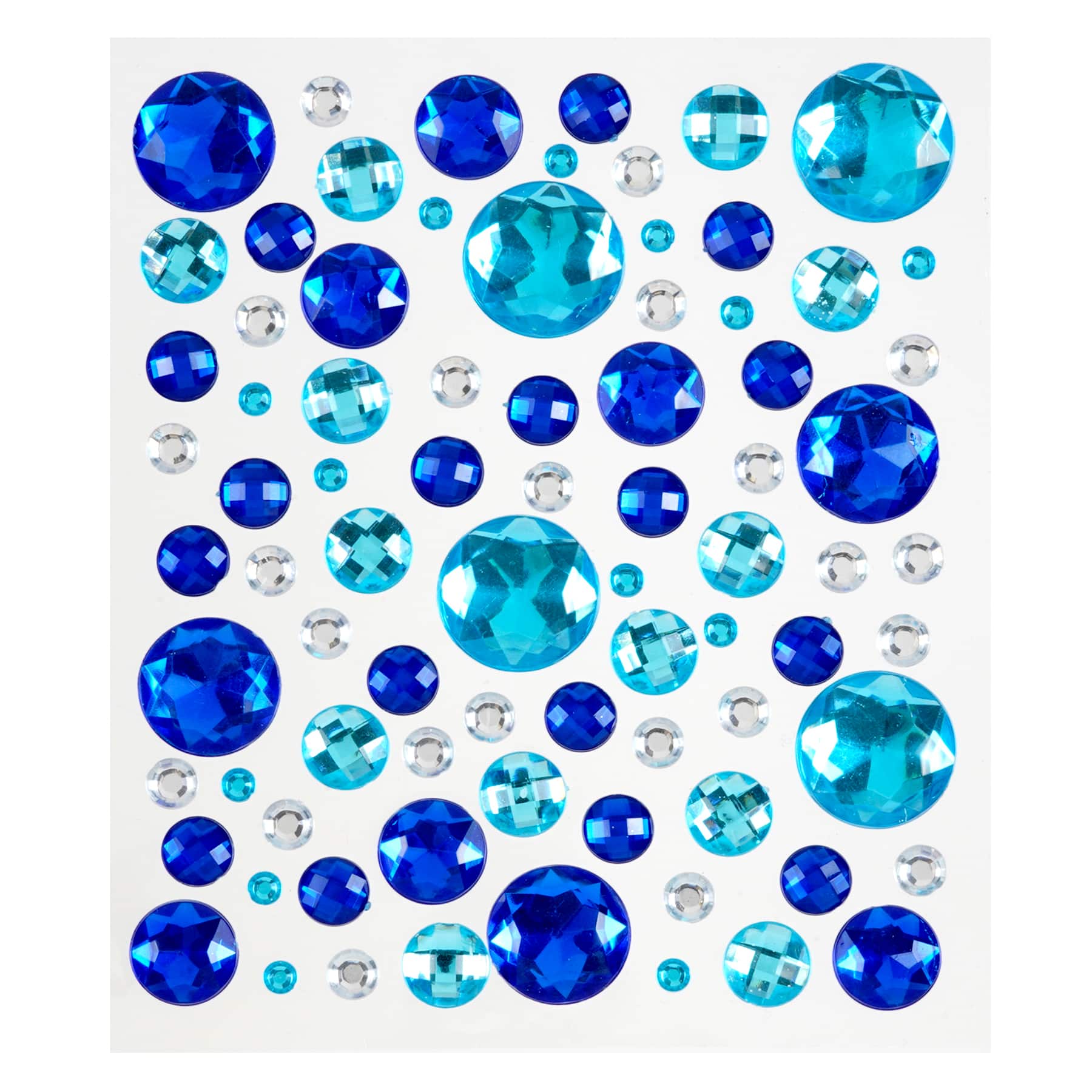 Blue Mixed Gem Bling Sticker Sheet By Recollections&#x2122;