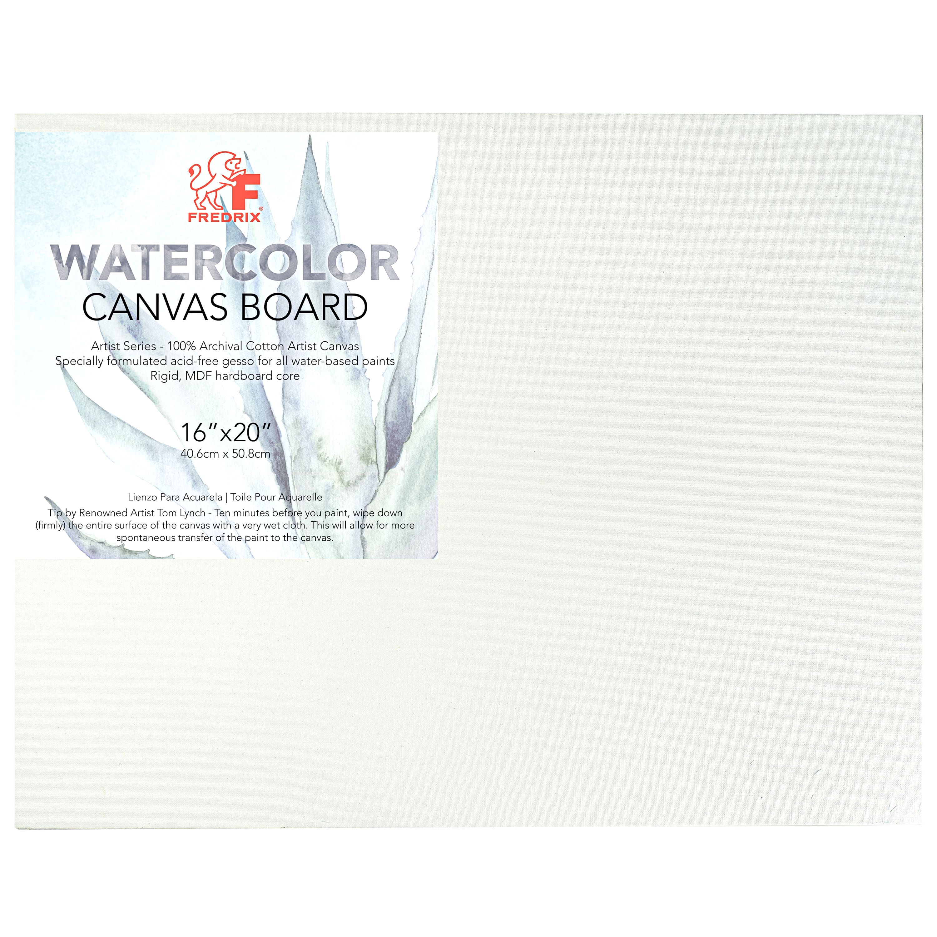 FREDRIX Artist Series Primed Watercolor Archival Canvas Board | Michaels