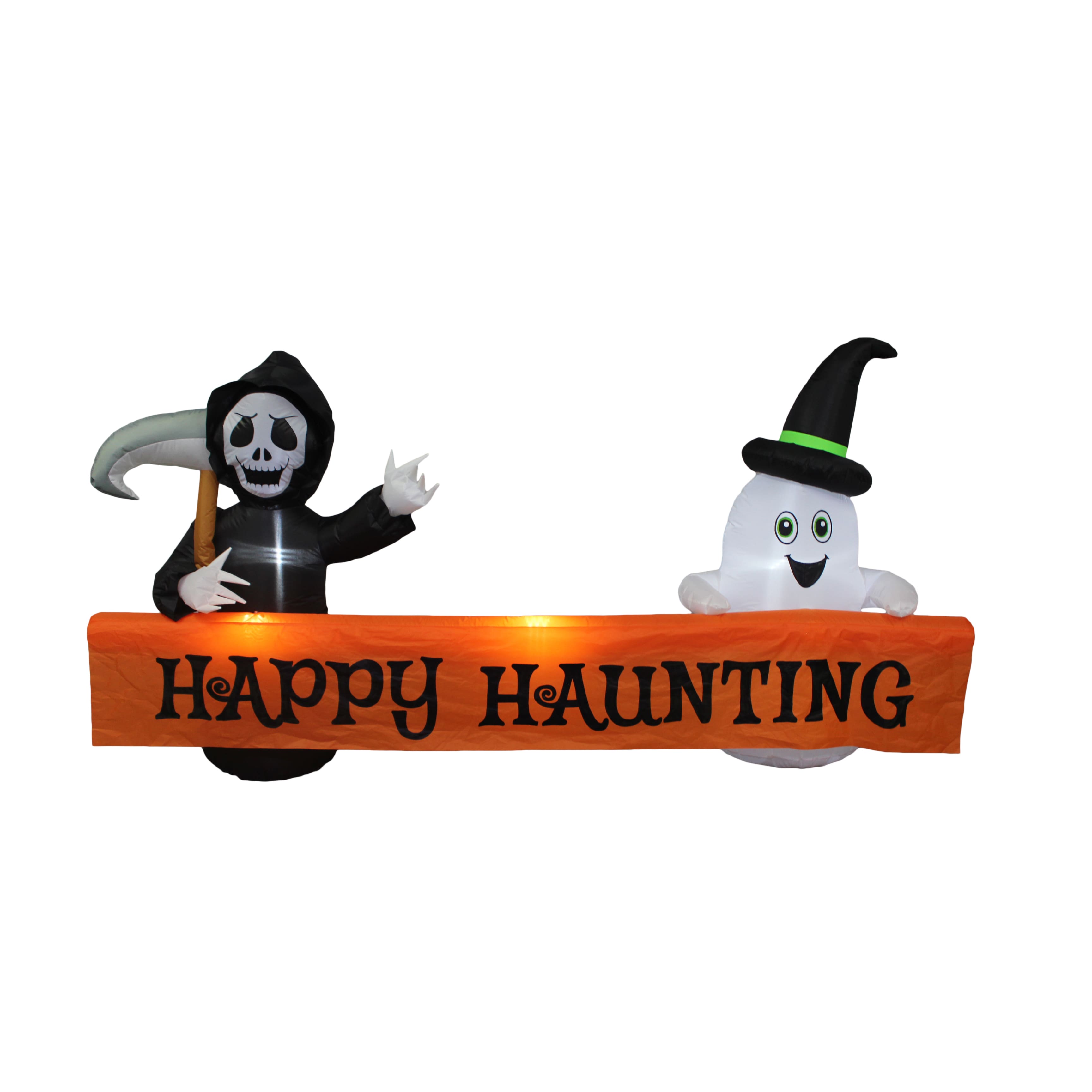 8ft. Inflatable Happy Haunting Banner