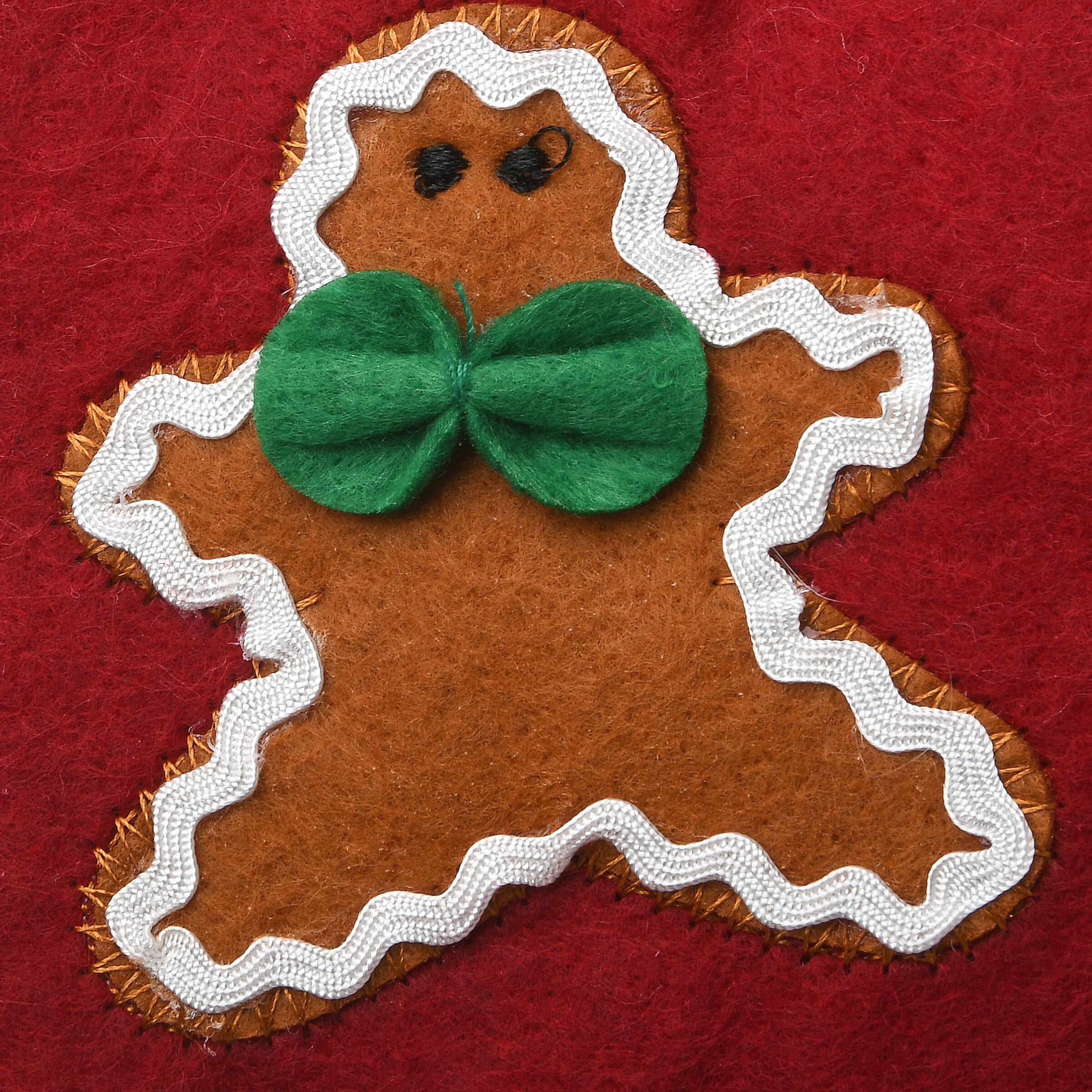 20" Be Merry Collection Gingerbread Stocking