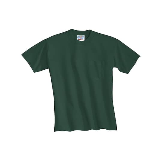 JERZEES® DRI-POWER® 50/50 Cotton/Poly Pocket T-Shirt | Michaels