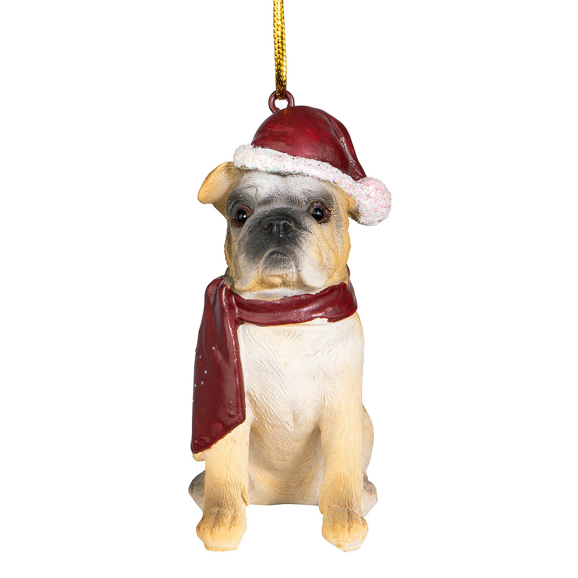 Design Toscano 3.5&#x22; Bulldog Ornament Sculpture