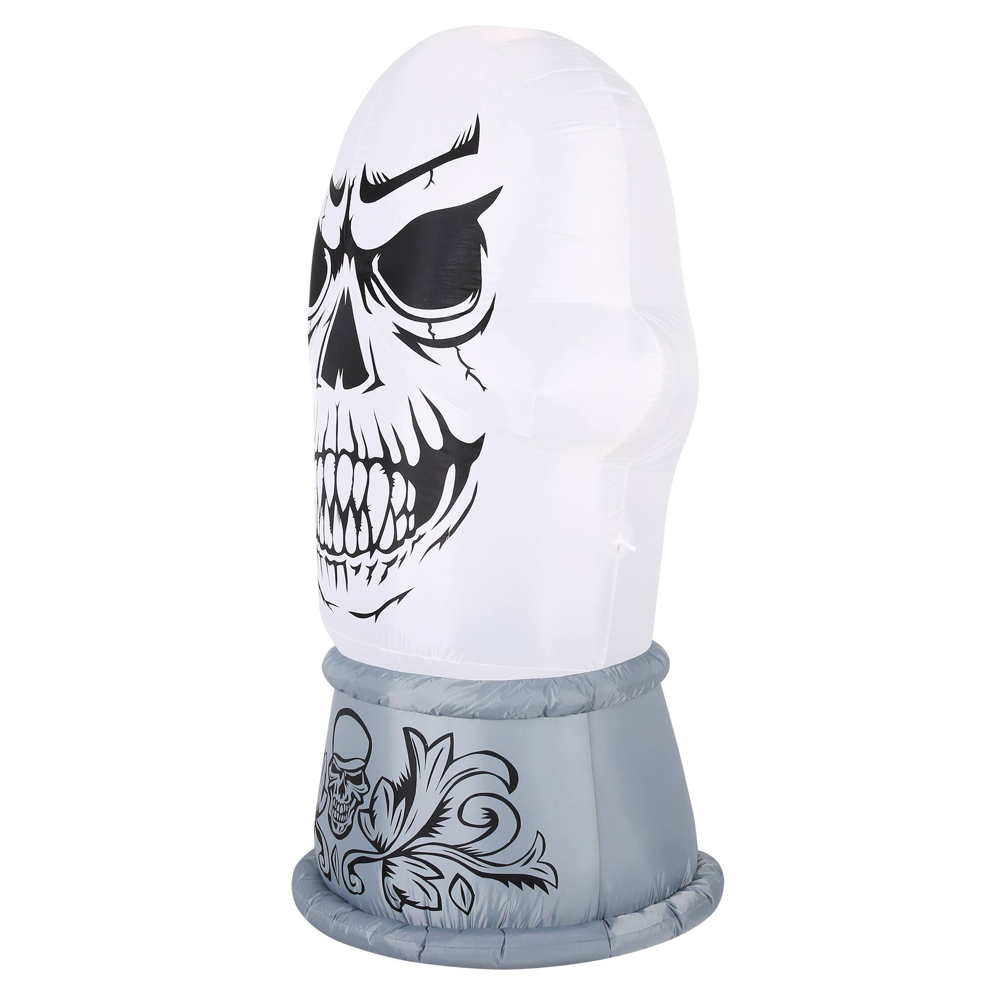 6ft. Airflowz Inflatable Halloween Skull with Swirling Lights