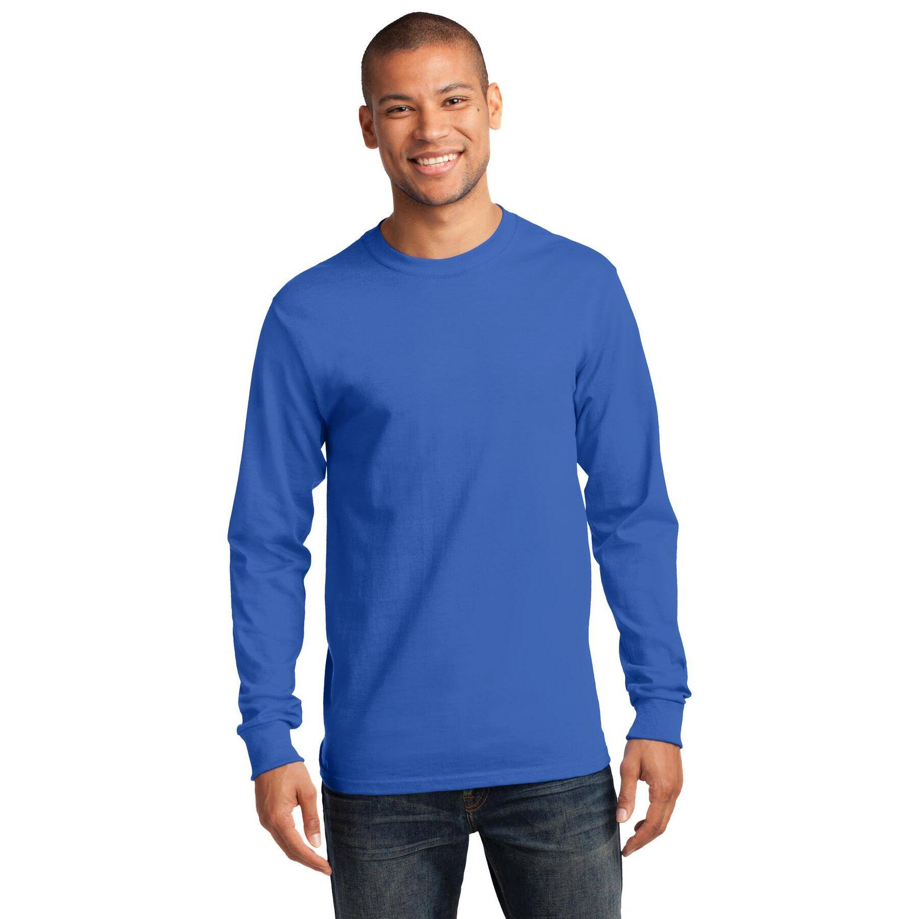 Port & Company® Color Long Sleeve Essential T-Shirt