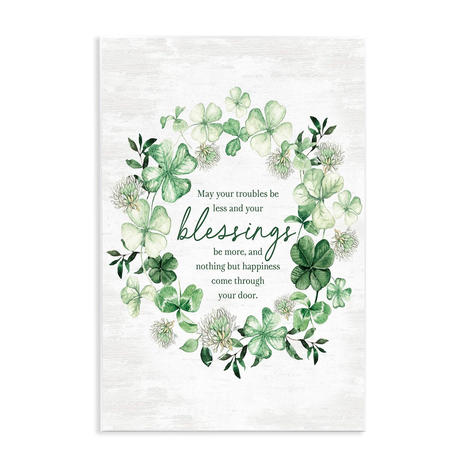 Stupell Industries Irish Proverb Wreath Wall Plaque Art