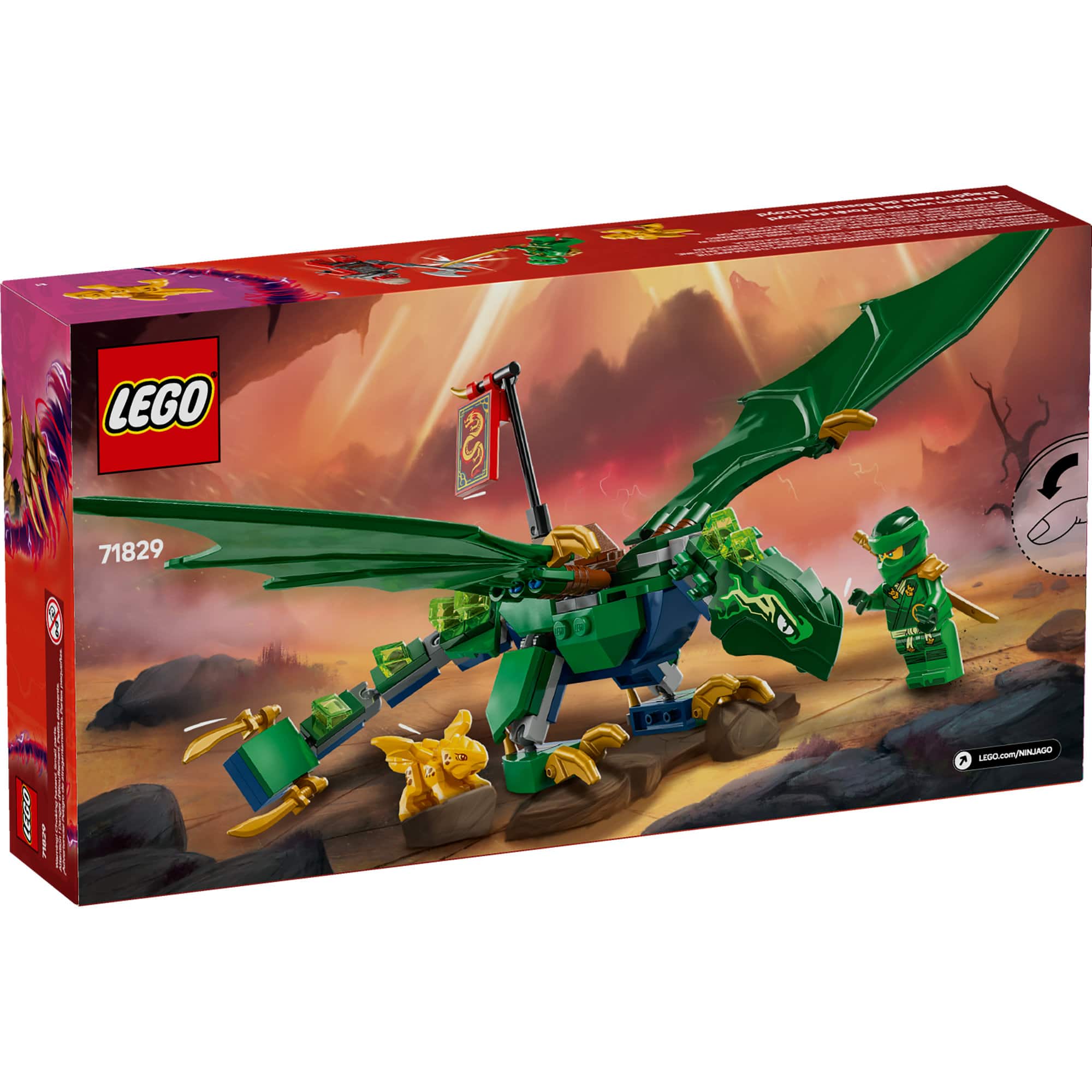 LEGO® NINJAGO® Lloyd’s Green Forest Dragon Toy 71829