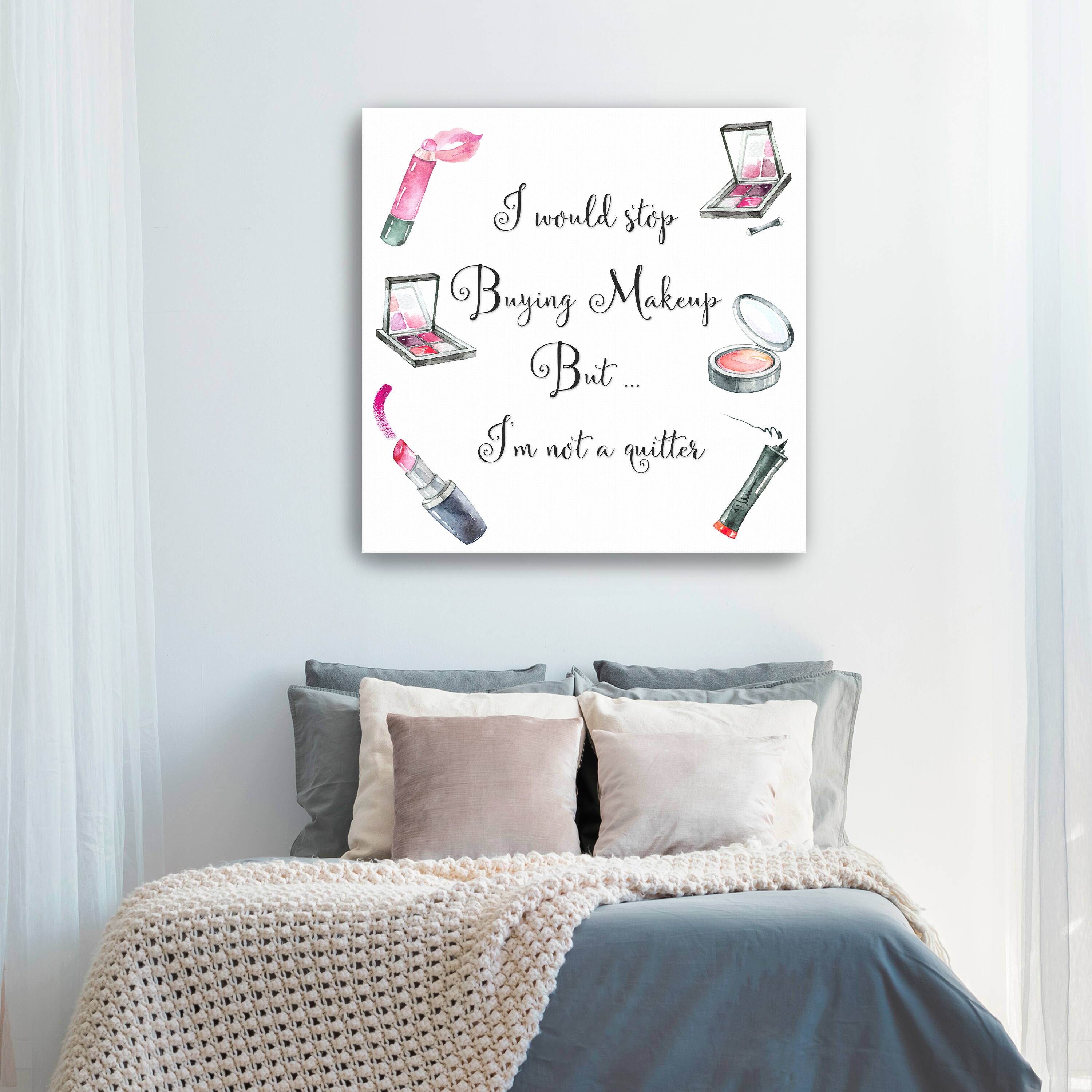 Not a Quitter Canvas Giclee