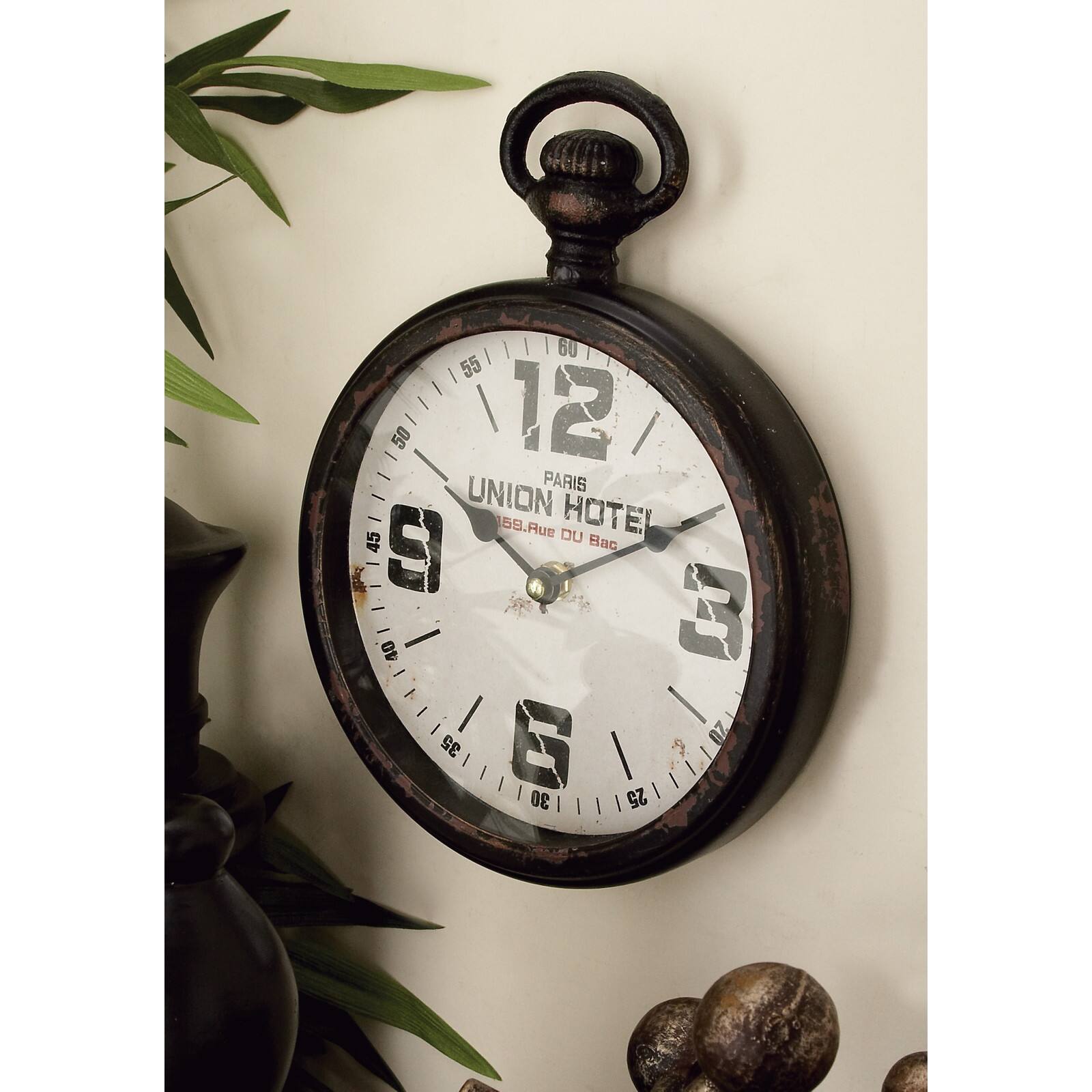 Black & White Metal Vintage Wall Clock Set Michaels