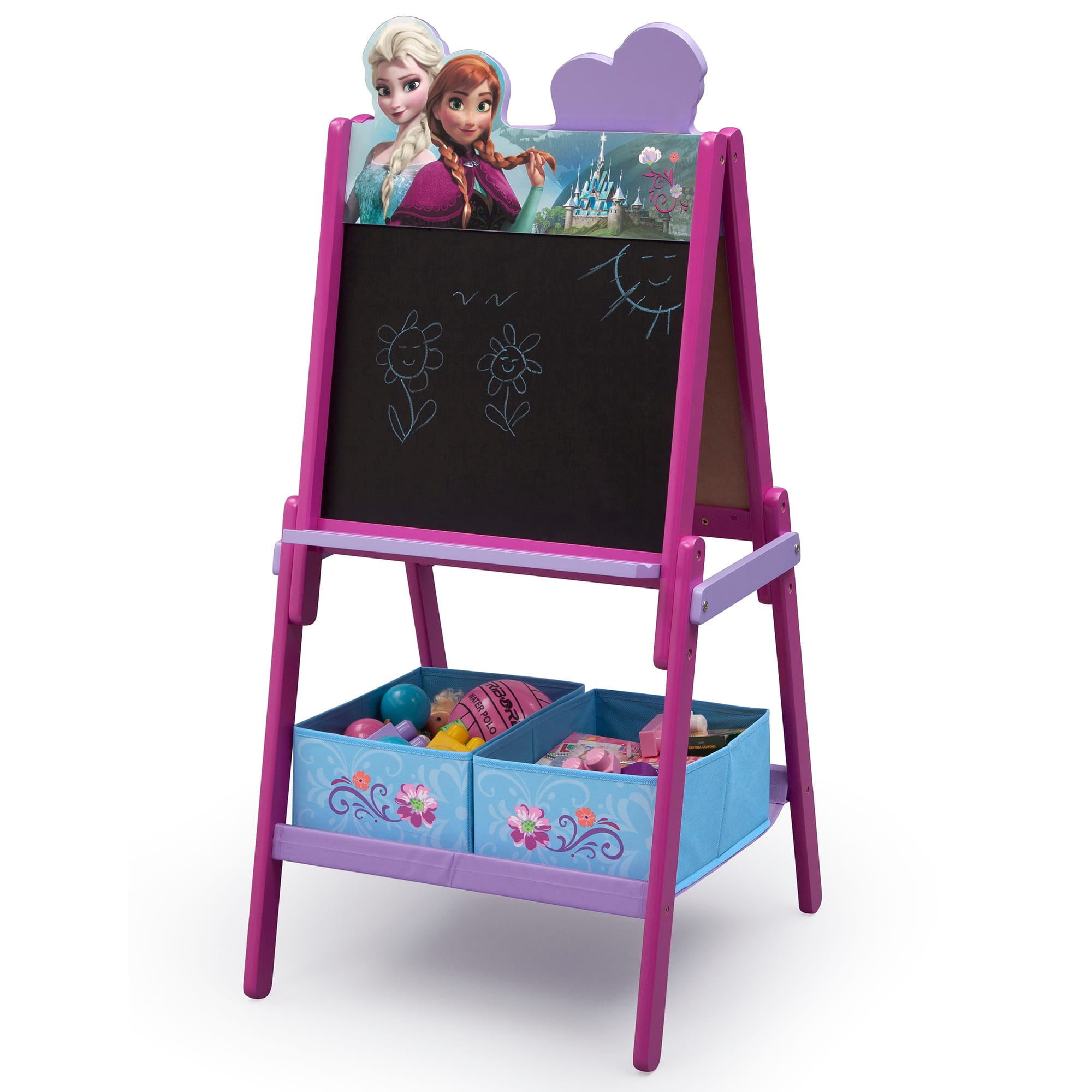Disney® Frozen II Wooden Double Sided Easel with Storage
