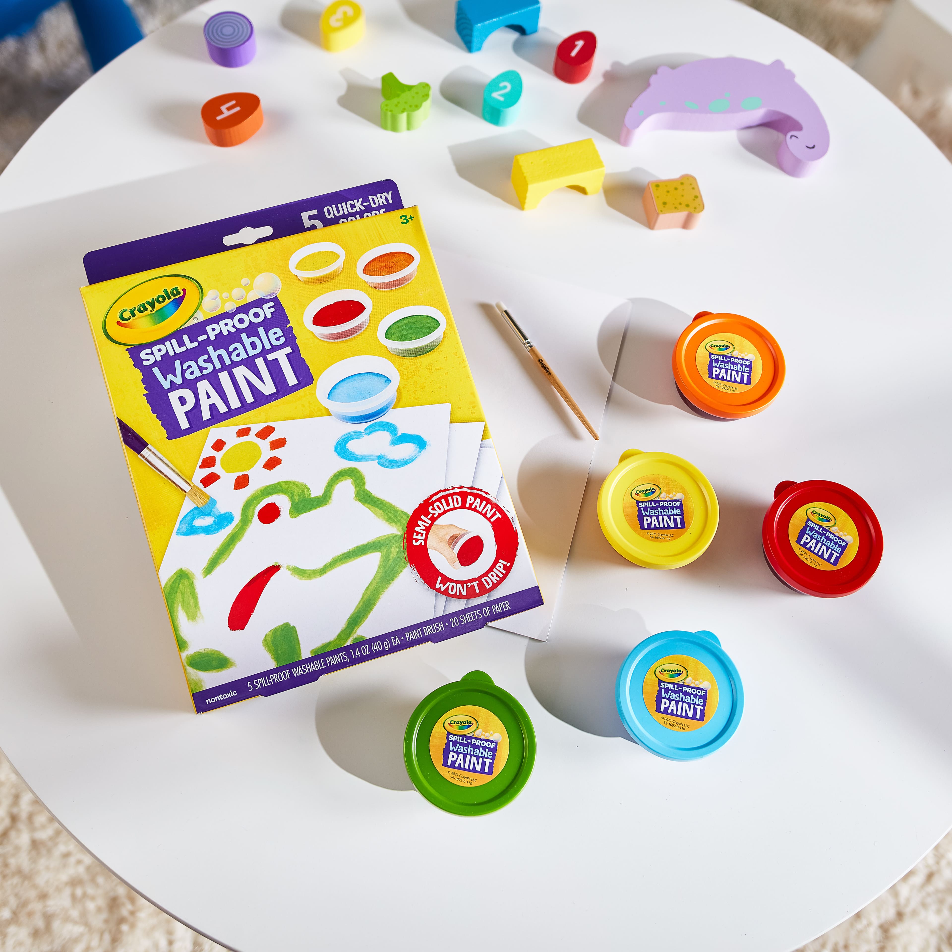 Crayola&#xAE; Spill-Proof Washable Paint Set