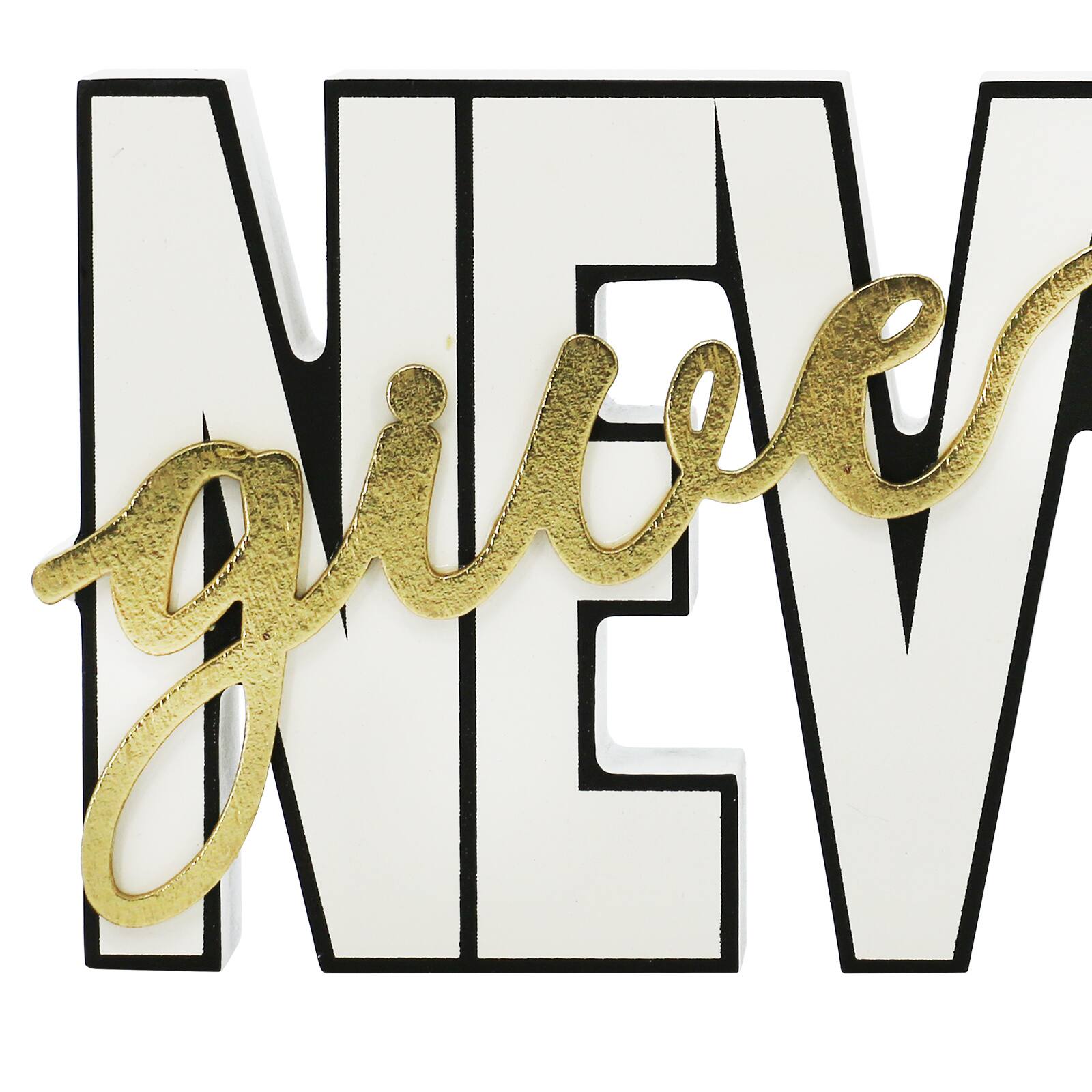 8&#x22; Never Give Up Tabletop Sign by Ashland&#xAE;