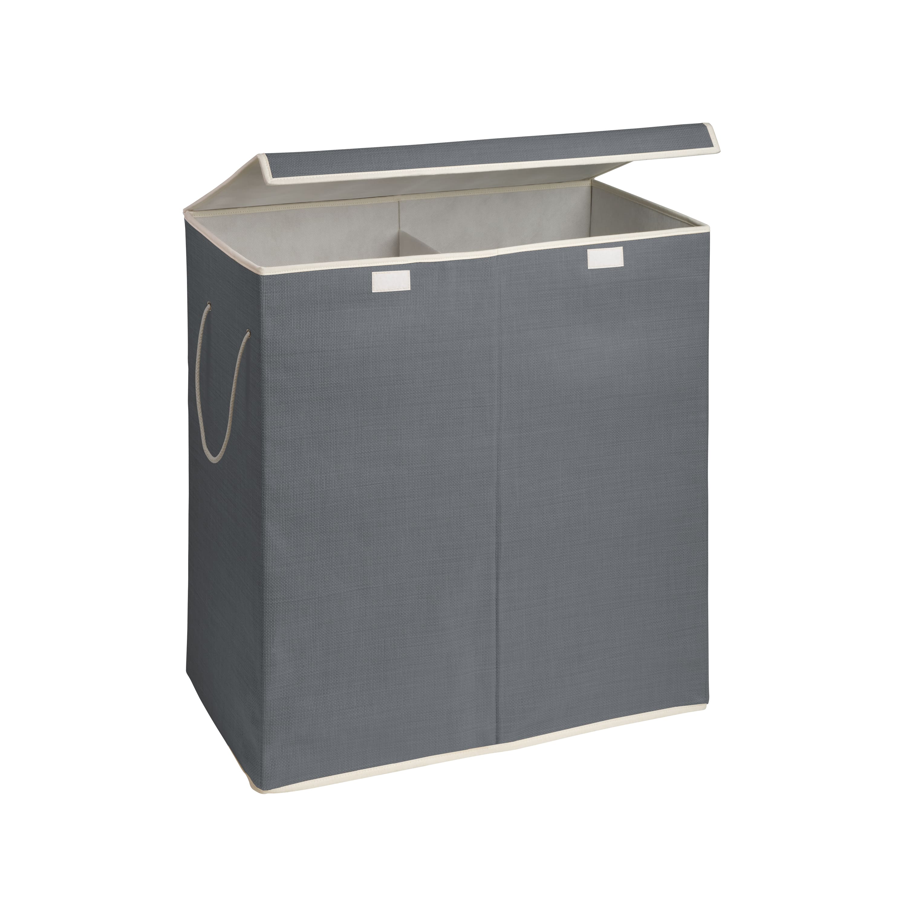 Honey Can Do Gray Double Resin Hamper