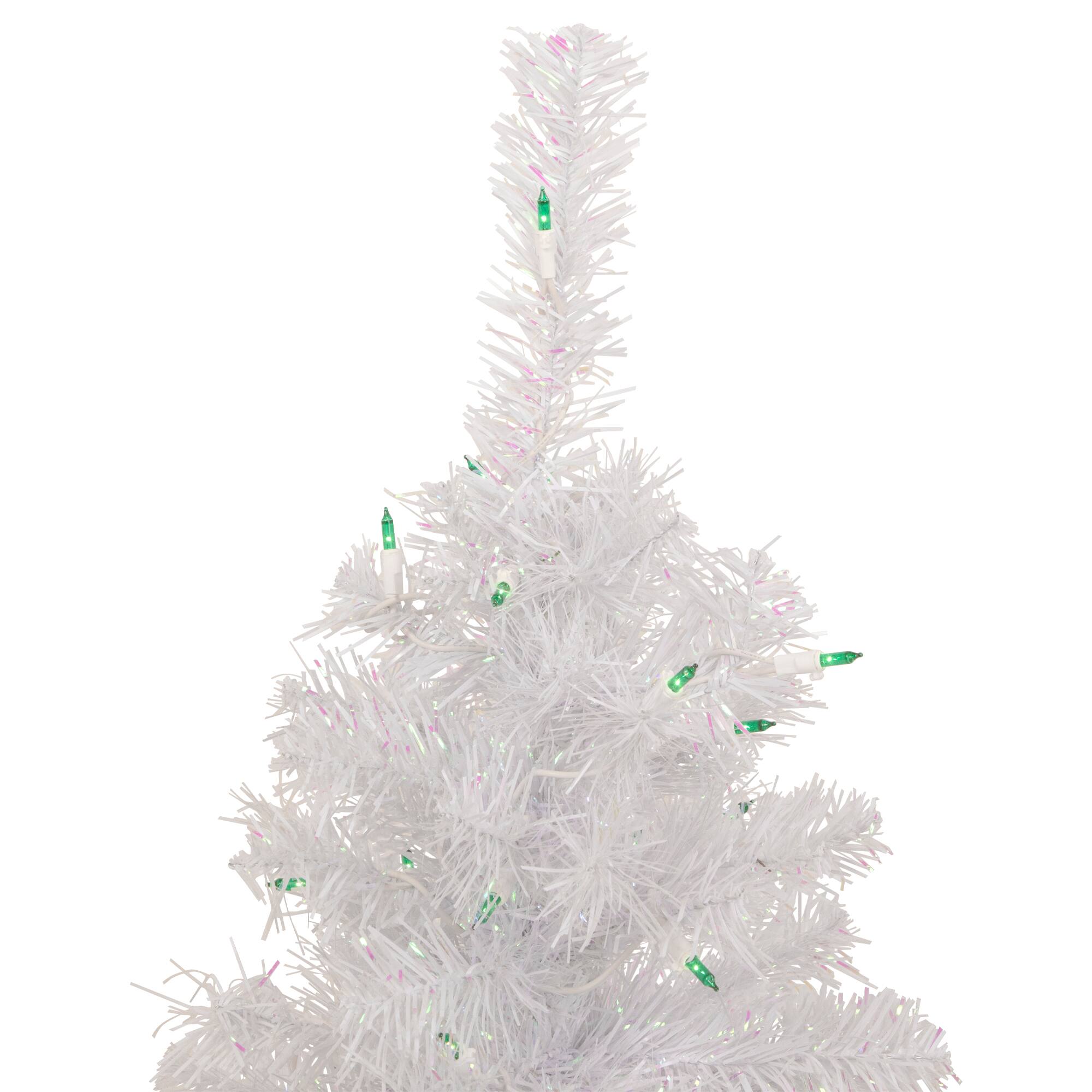 2ft. Pre-Lit White Rockport Pine Artificial Christmas Tree