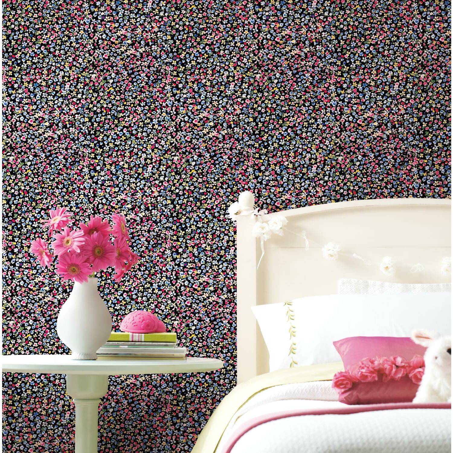 RoomMates Petite Floral Peel & Stick Wallpaper