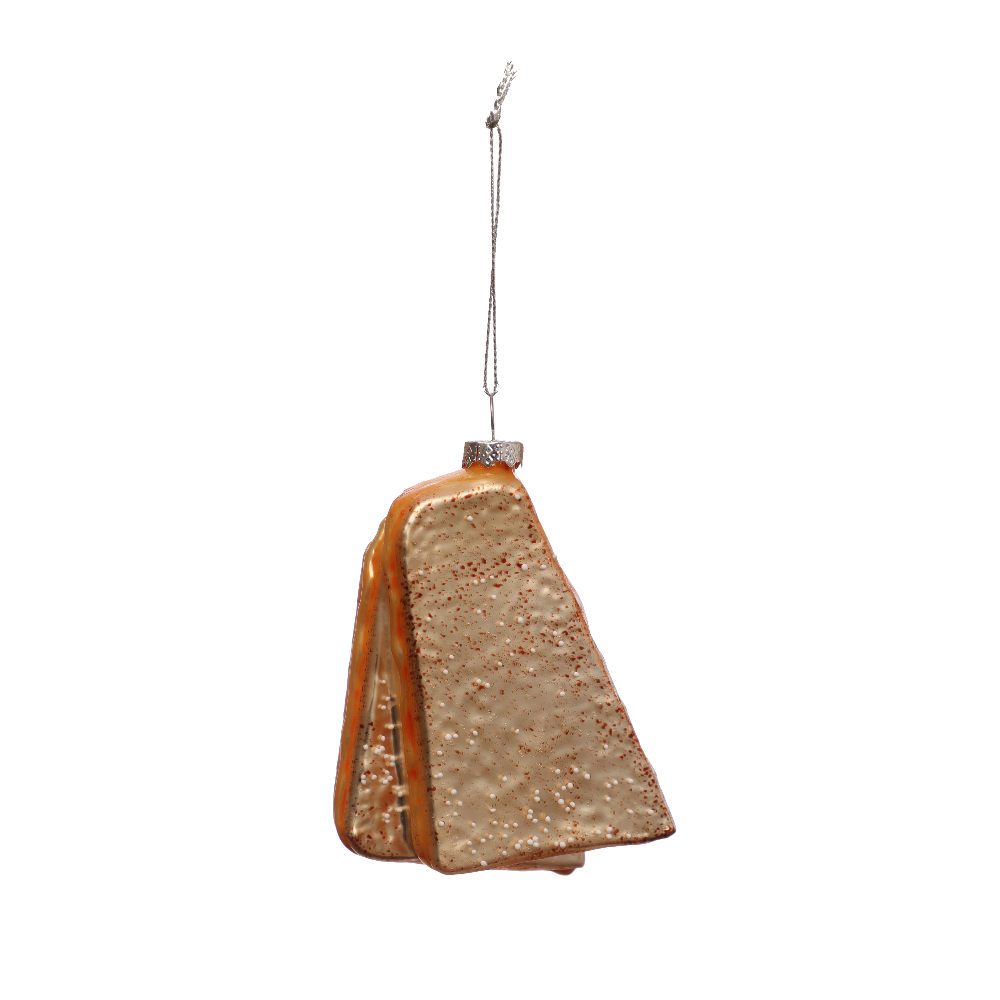 4.75&#x22; Grilled Cheese Glass Ornament by Ashland&#xAE;