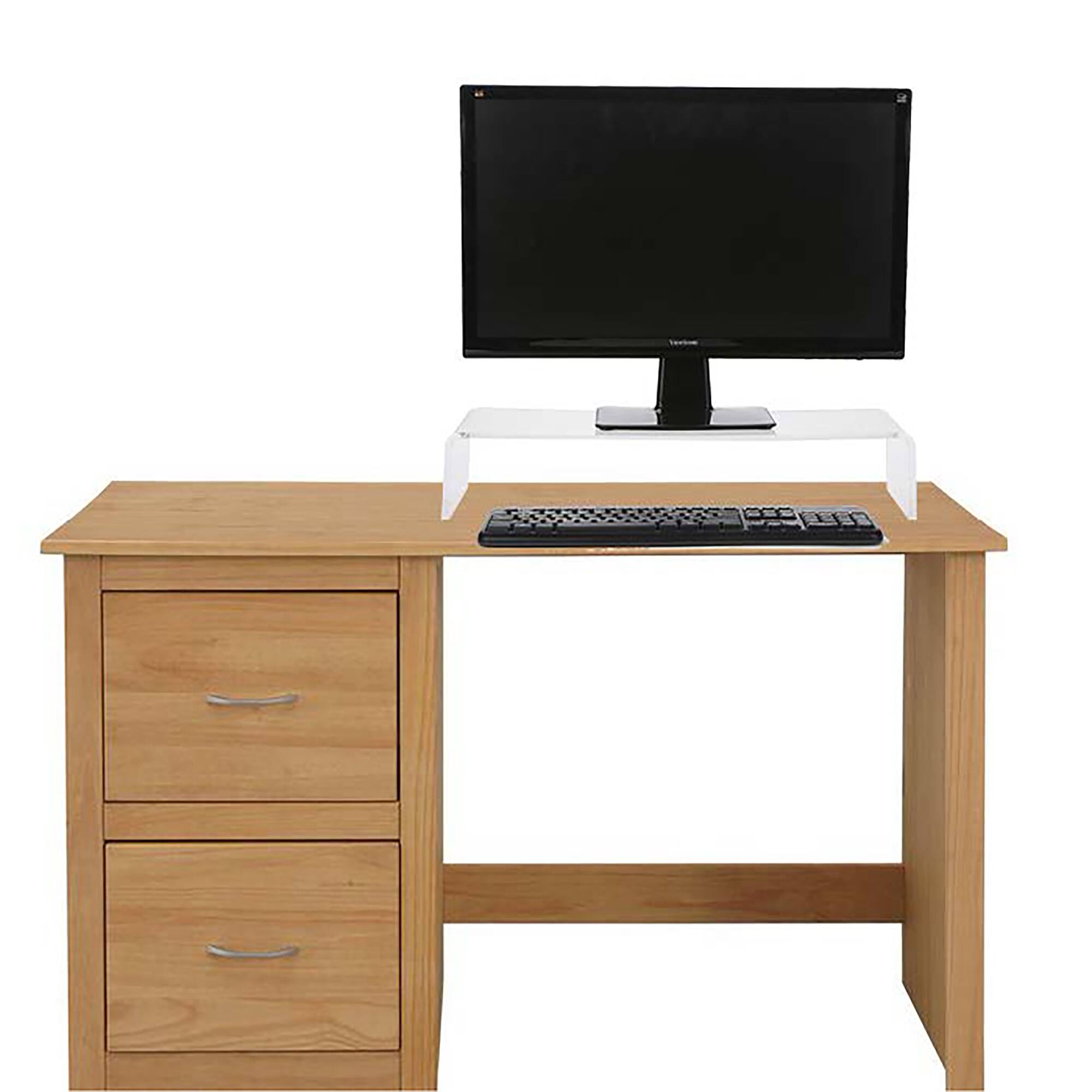 Mind Reader Clear Acrylic Monitor Stand