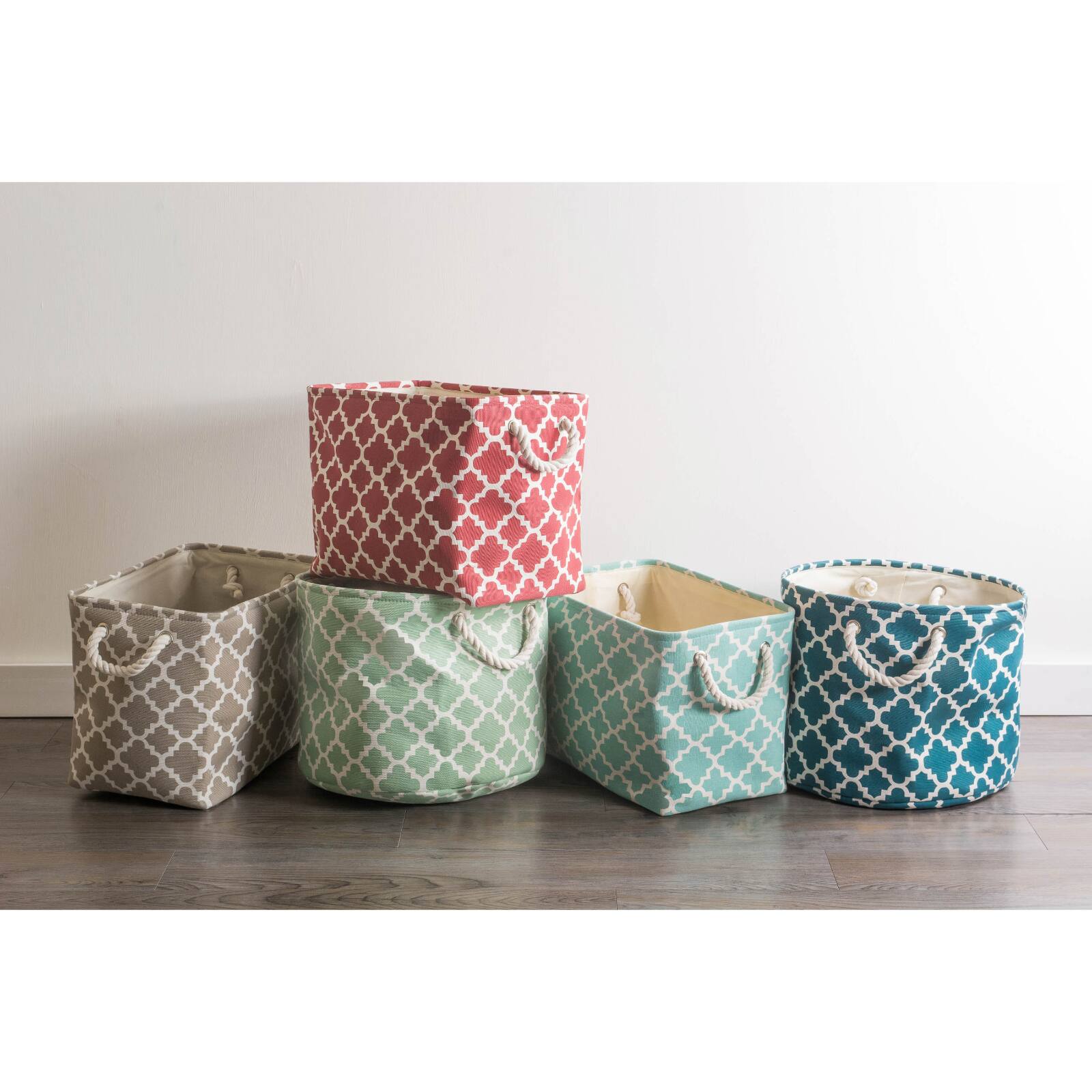DII&#xAE; Medium Rectangle Polyester Lattice Bin