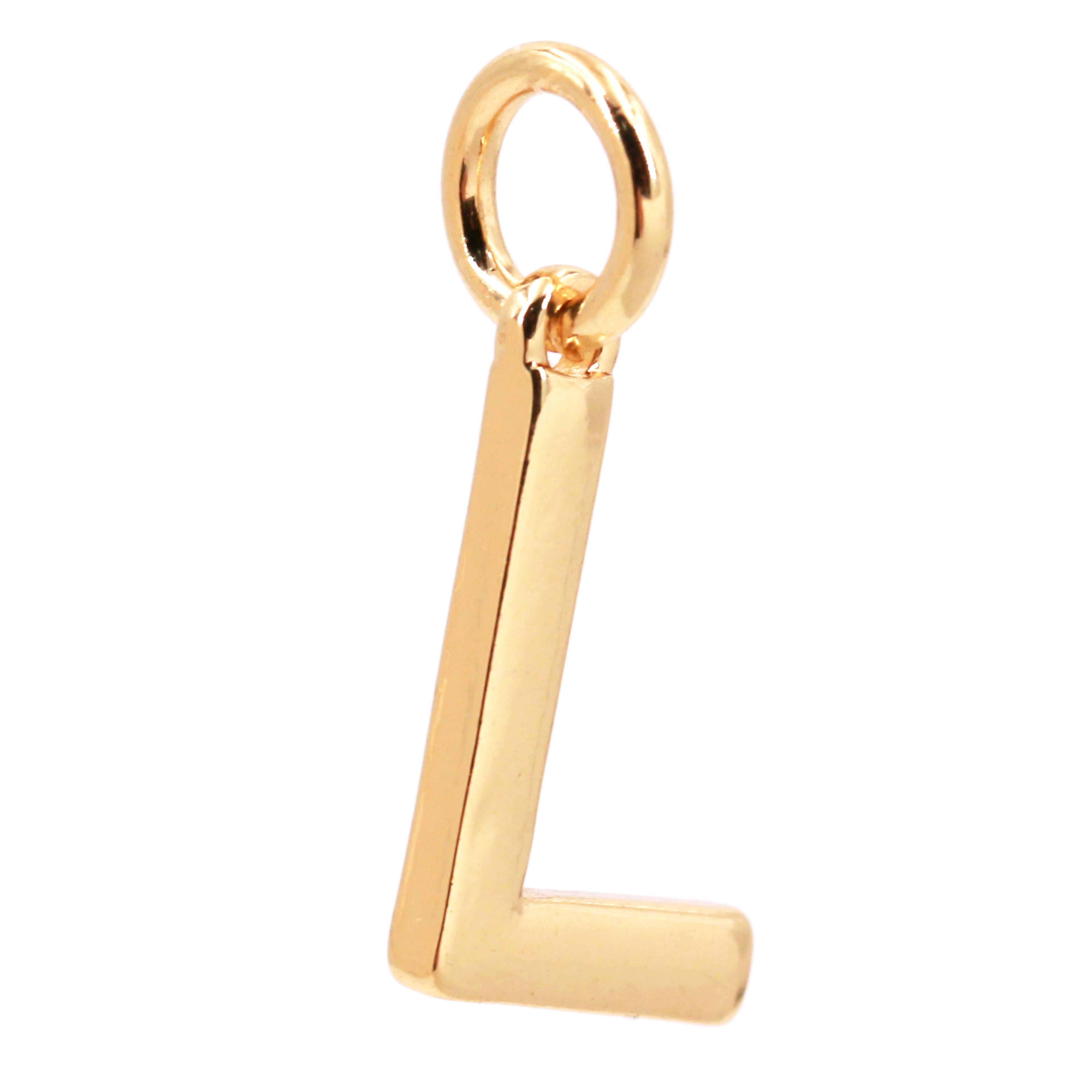 14K Gold Plated Letter Charm by Bead Landing&#x2122;