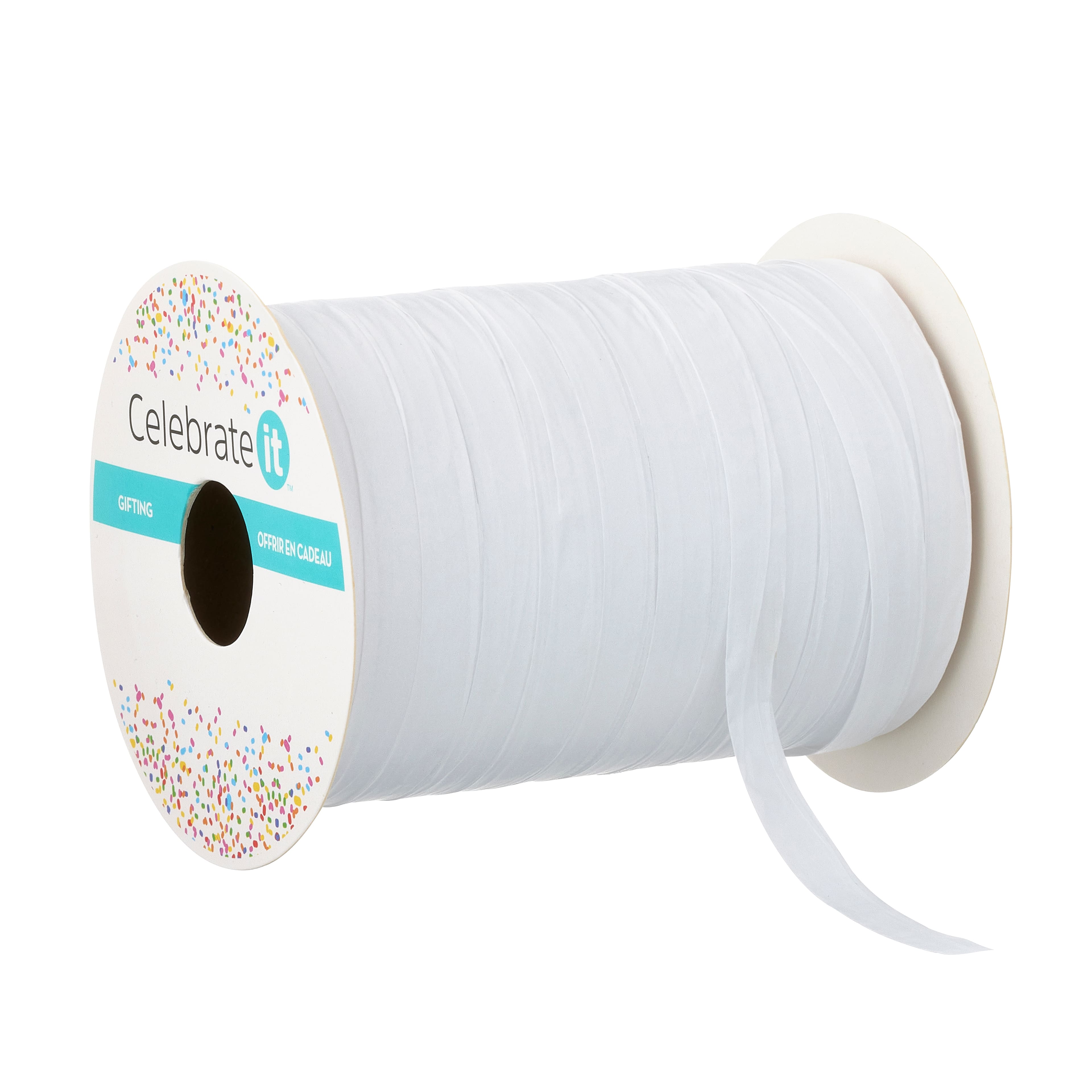 Jam Paper 3/8 Plastic Raffia Ribbon in Rainbow | 3/8 x 200m | Michaels