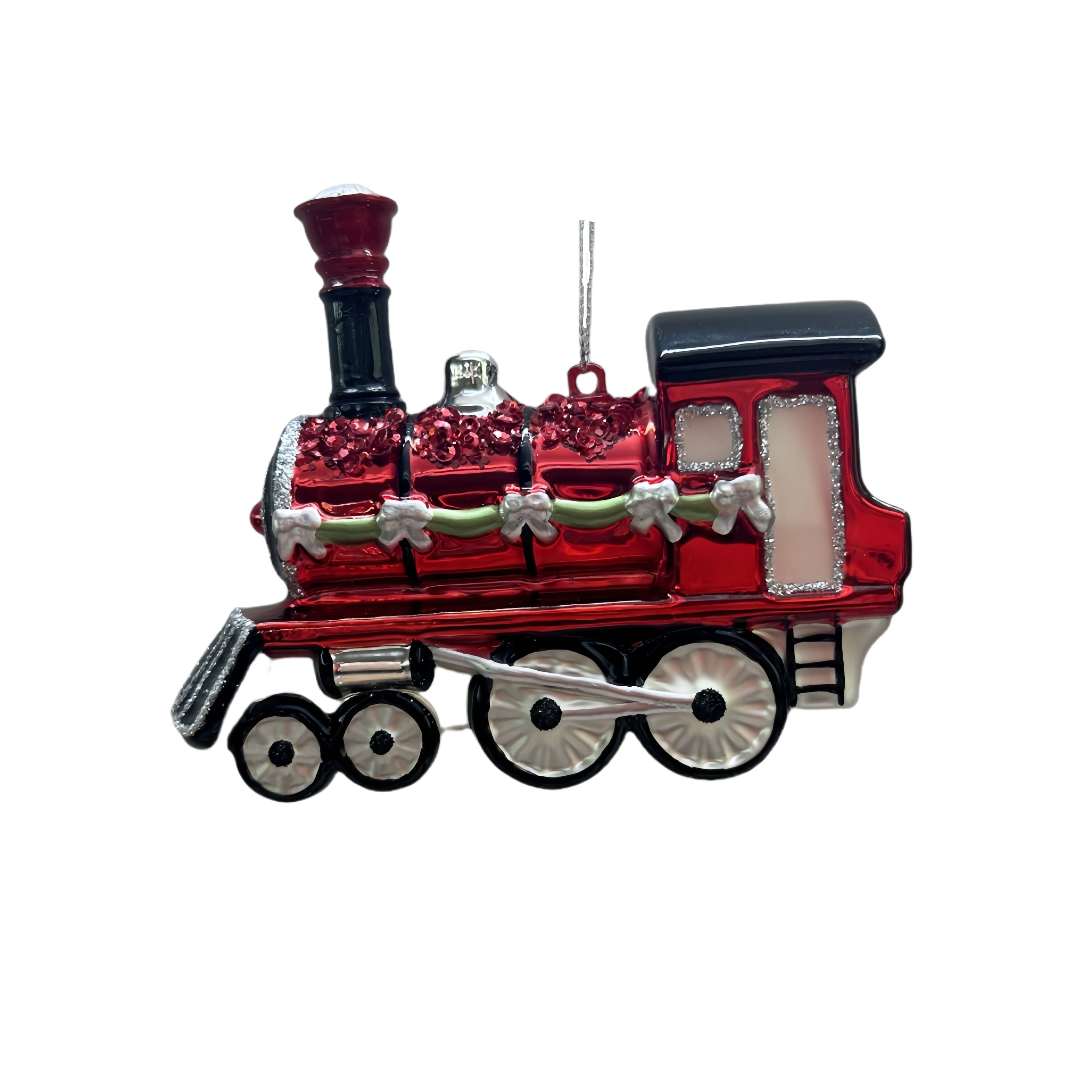 4.25&#x22; Train Glass Ornament by Ashland&#xAE;