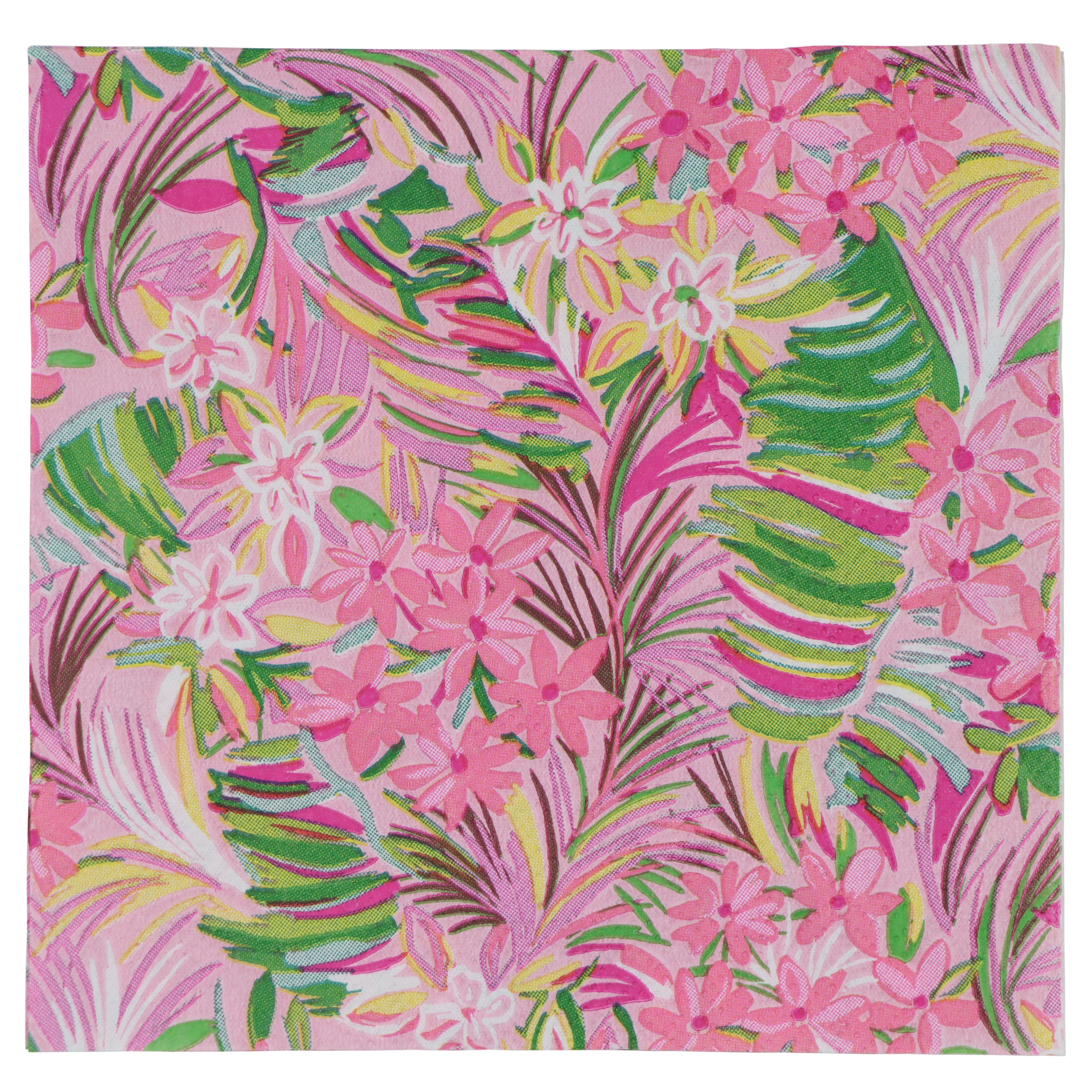 Pink Floral Cocktail Napkins, 20ct. by Ashland&#xAE;