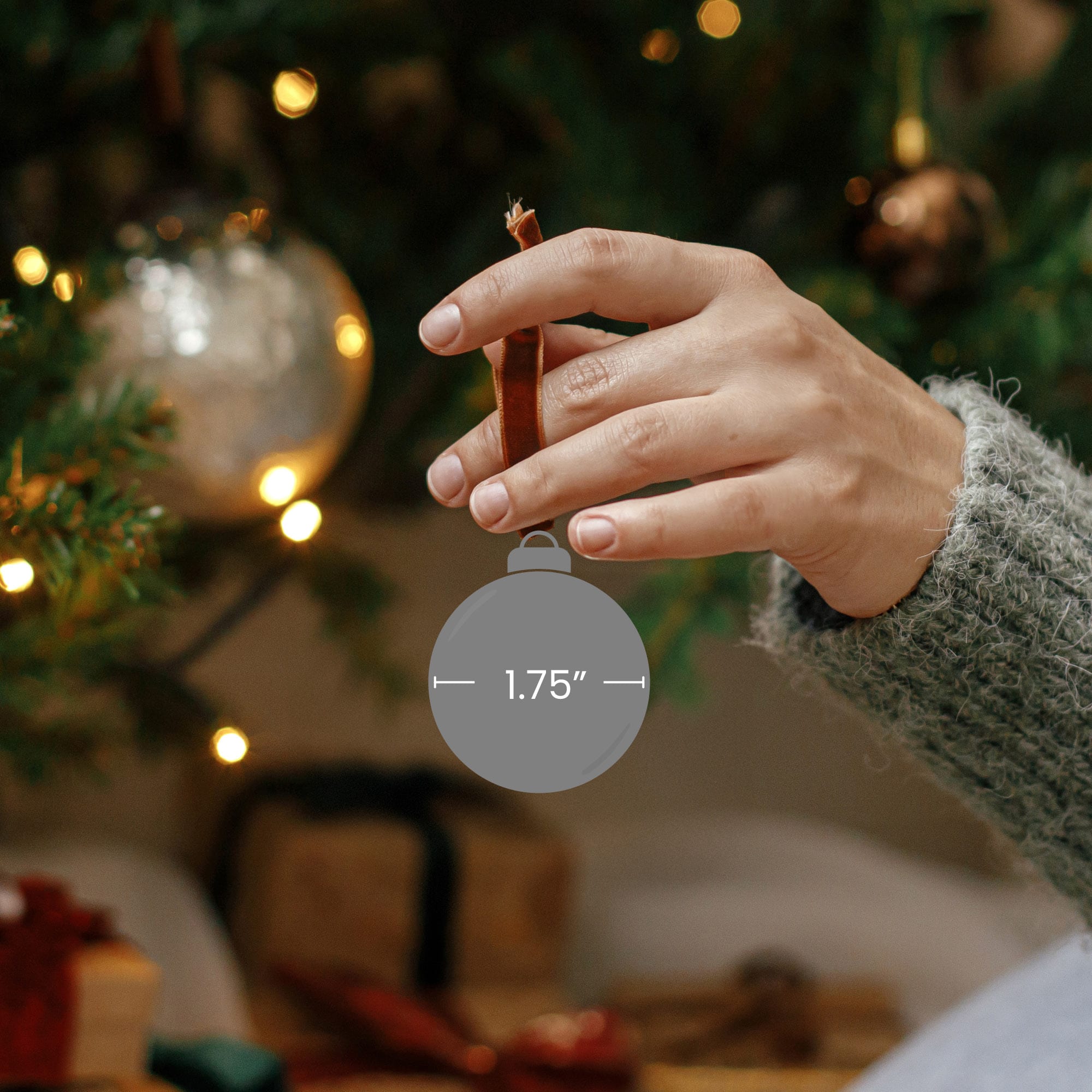 12ct. 2" Red Glass Ball Ornaments