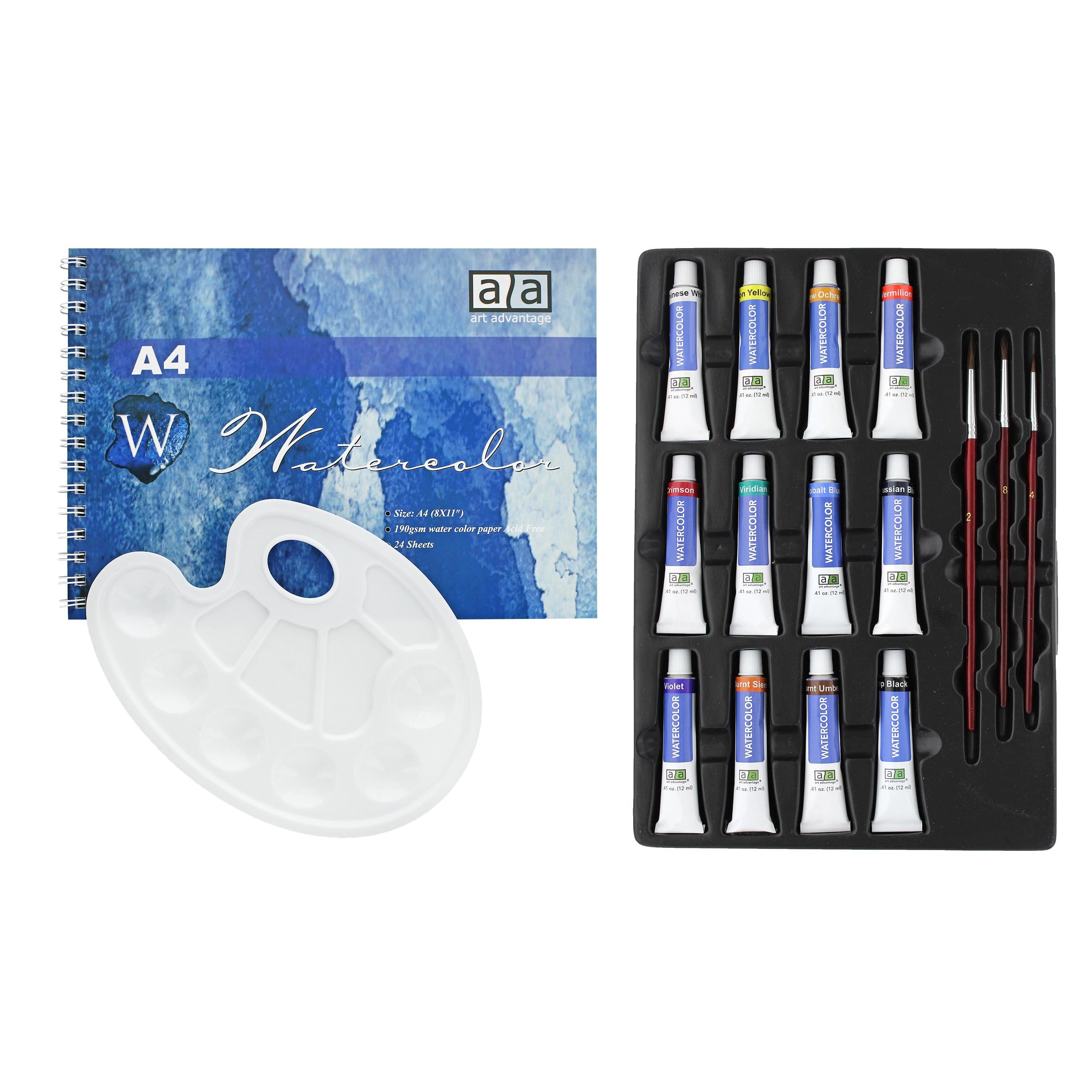 Art Advantage&#xAE; 17 Piece Mini Watercolor Paint Set
