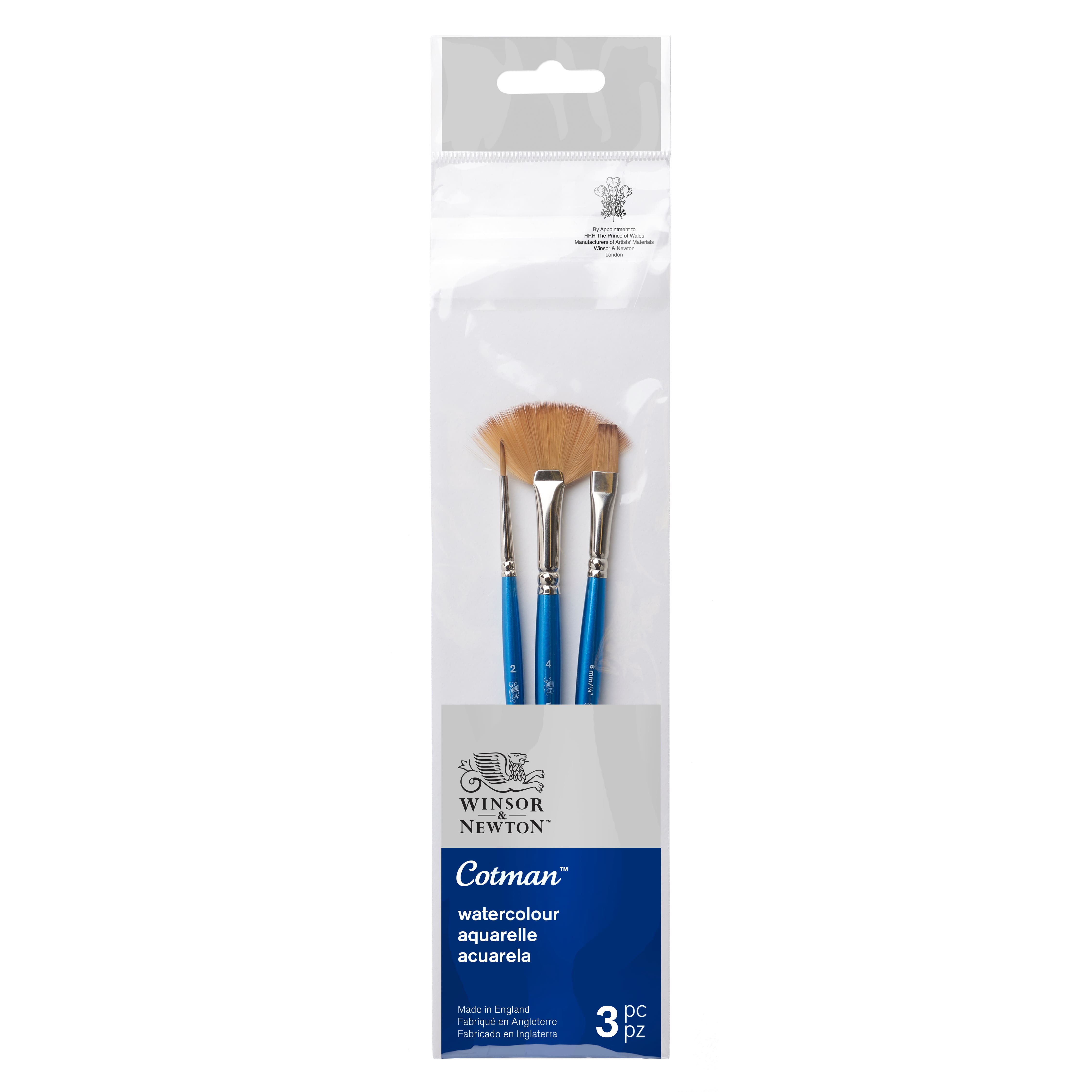 Winsor & Newton™ Cotman™ Watercolor 3 Piece Brush Set