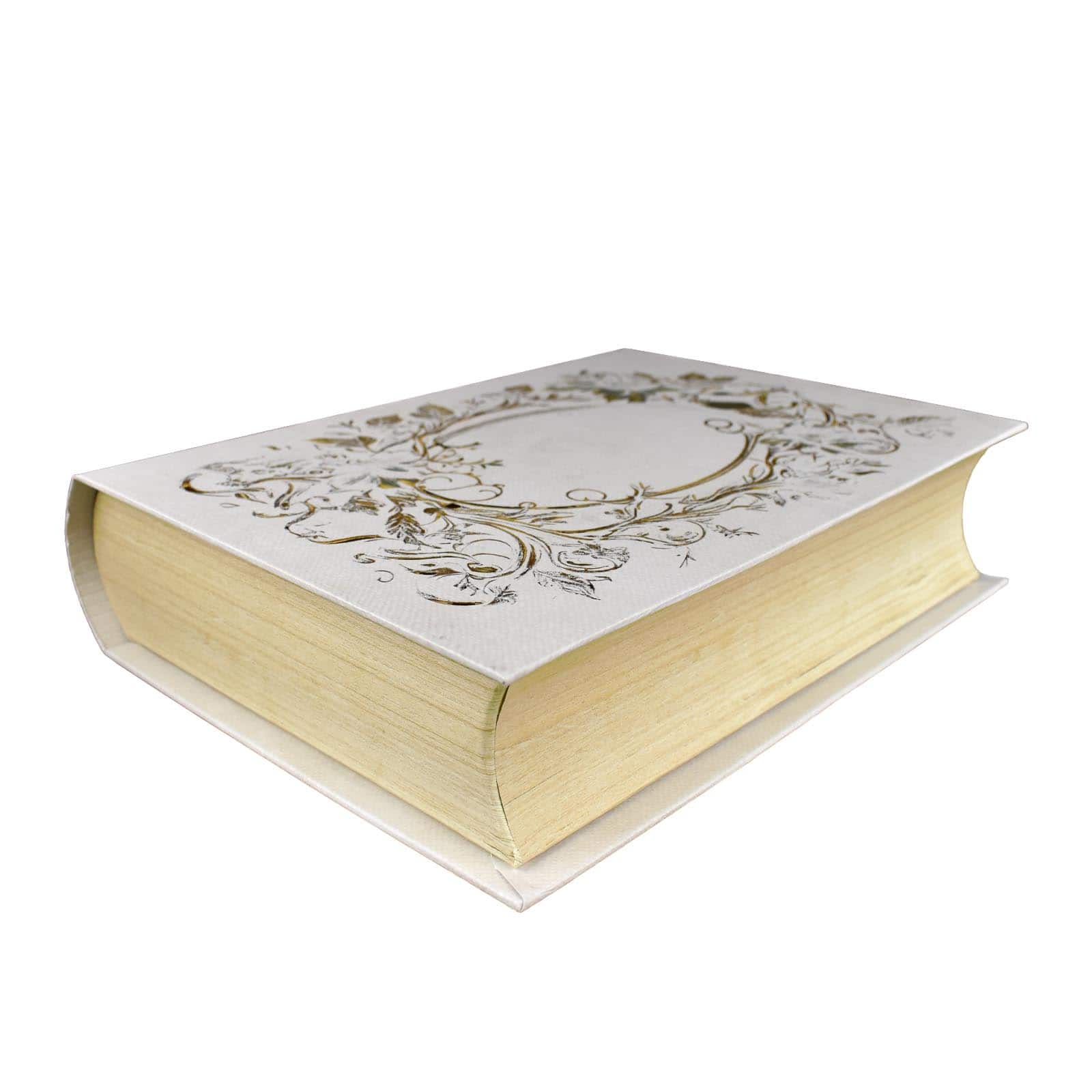 Medium White Decorative Book Box by Ashland&#xAE;