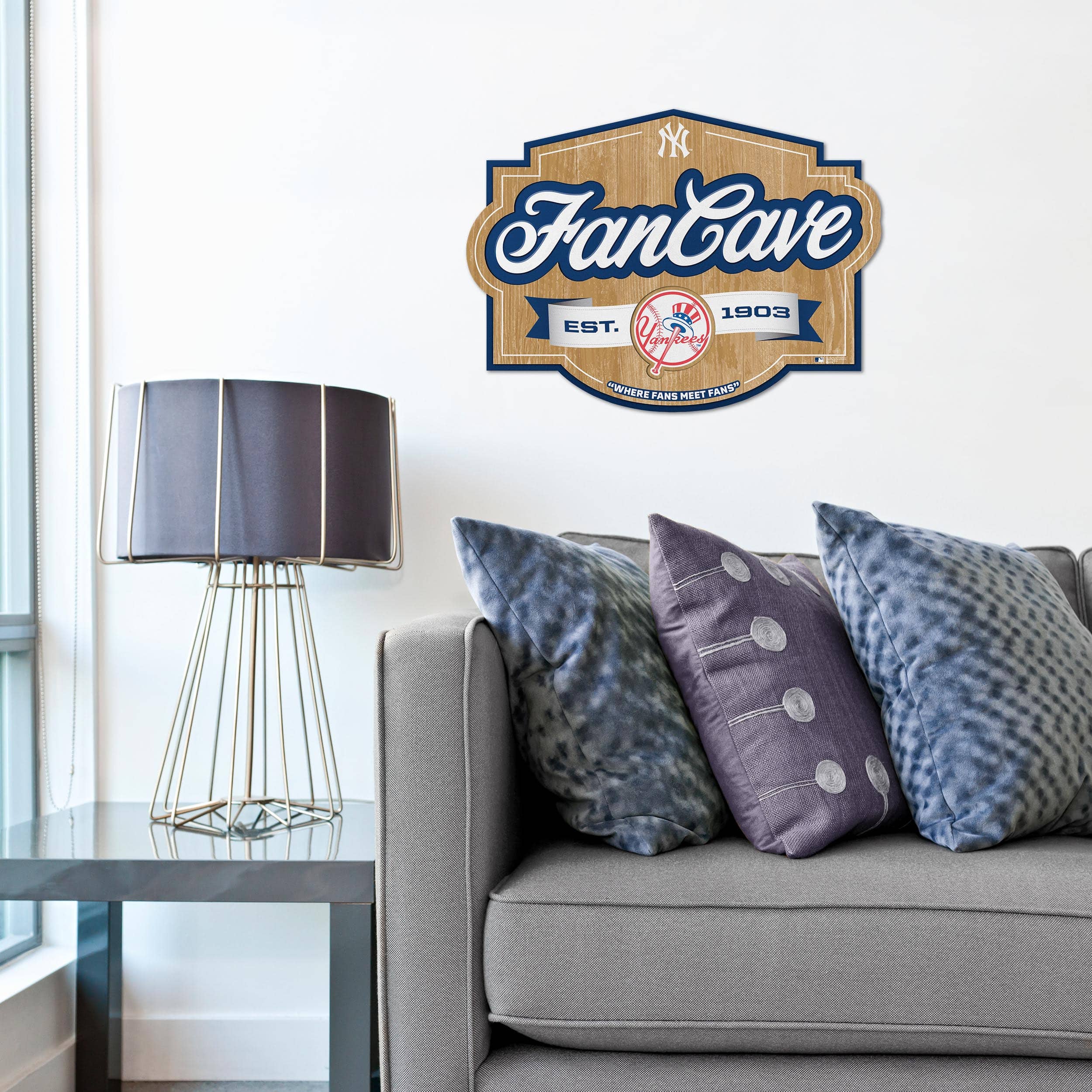 MLB Fan Cave Sign