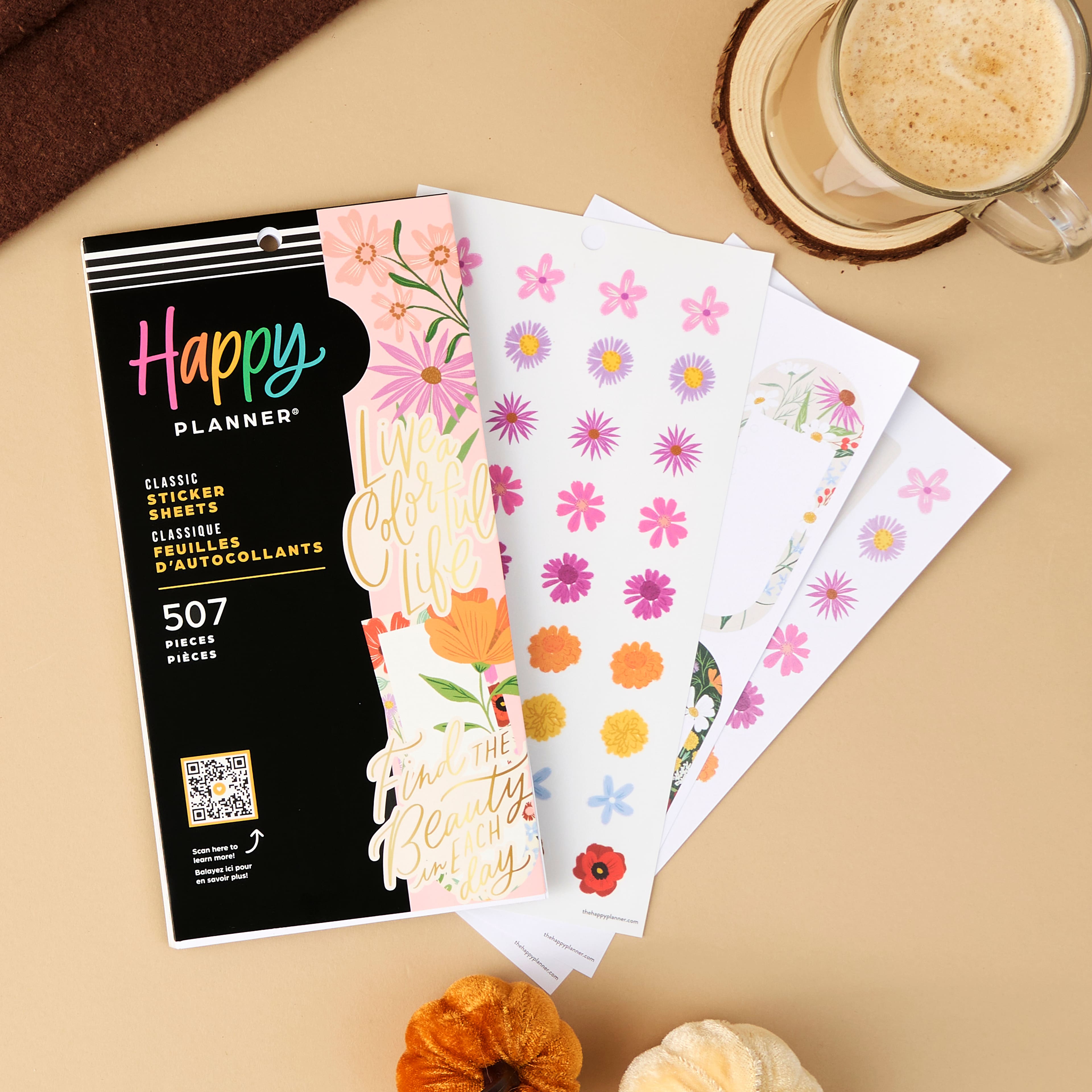 The Classic Happy Planner&#xAE; Blooming Bouquet Sticker Book