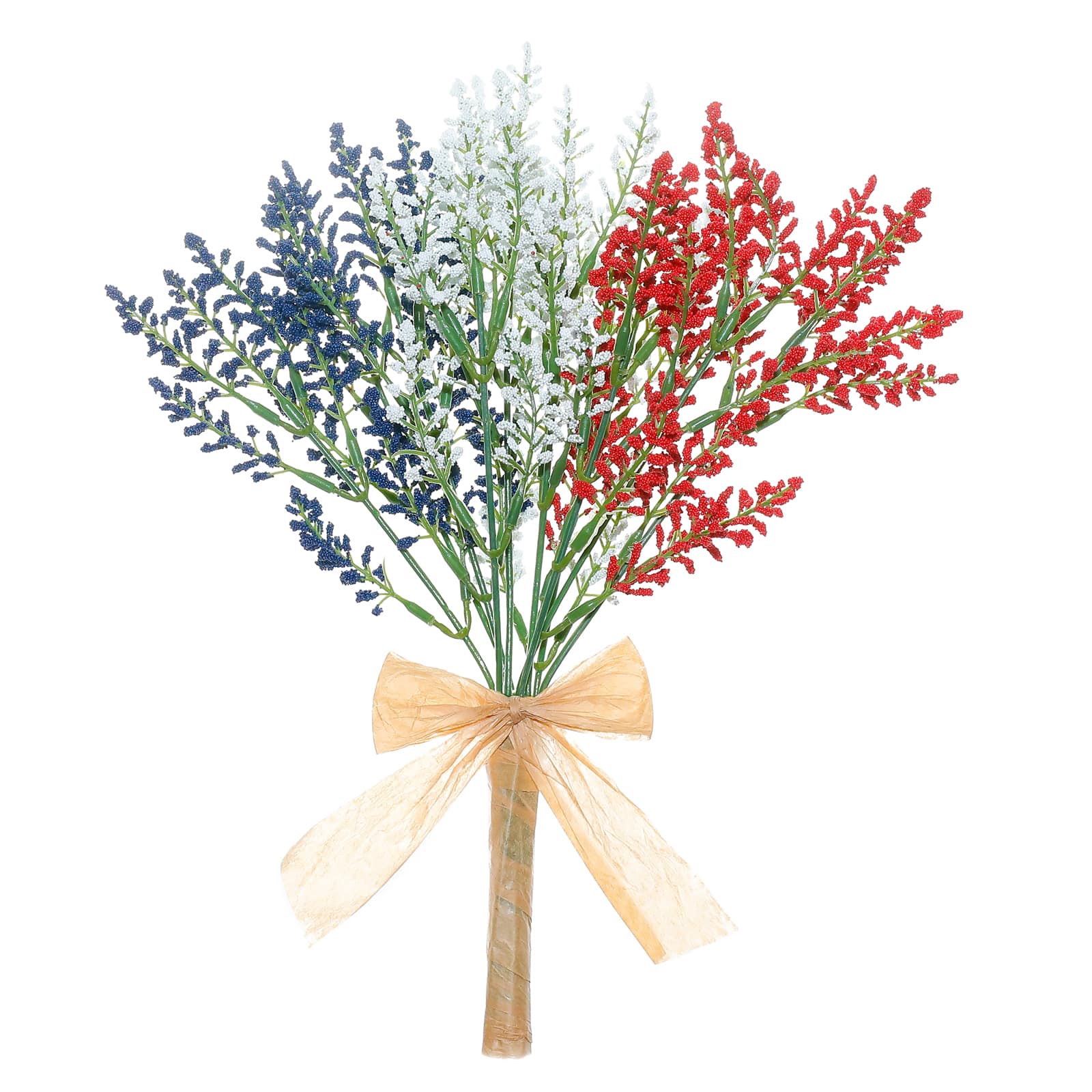 14.5&#x22; Red, White &#x26; Blue Berry Bush by Celebrate It&#x2122;
