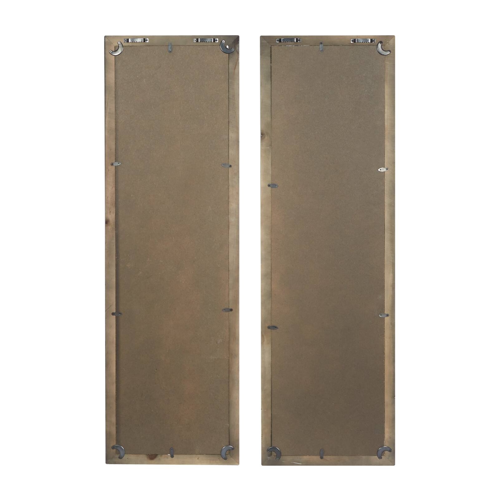 Set of 2 Multi Colored Metal Vintage Butterfly Wall Art, 11" x 36"