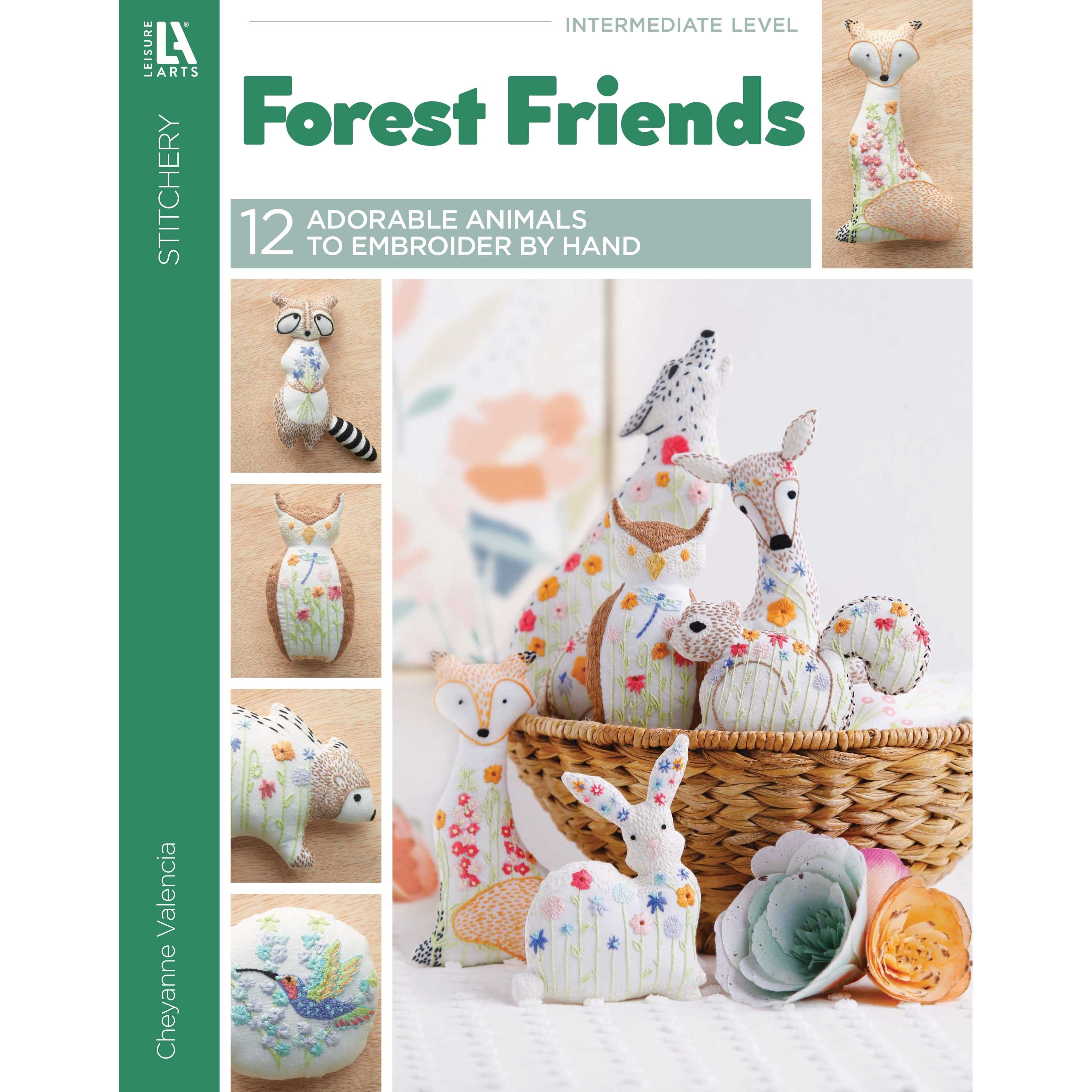 Leisure Arts&#xAE; Stitchery Forest Friends Book