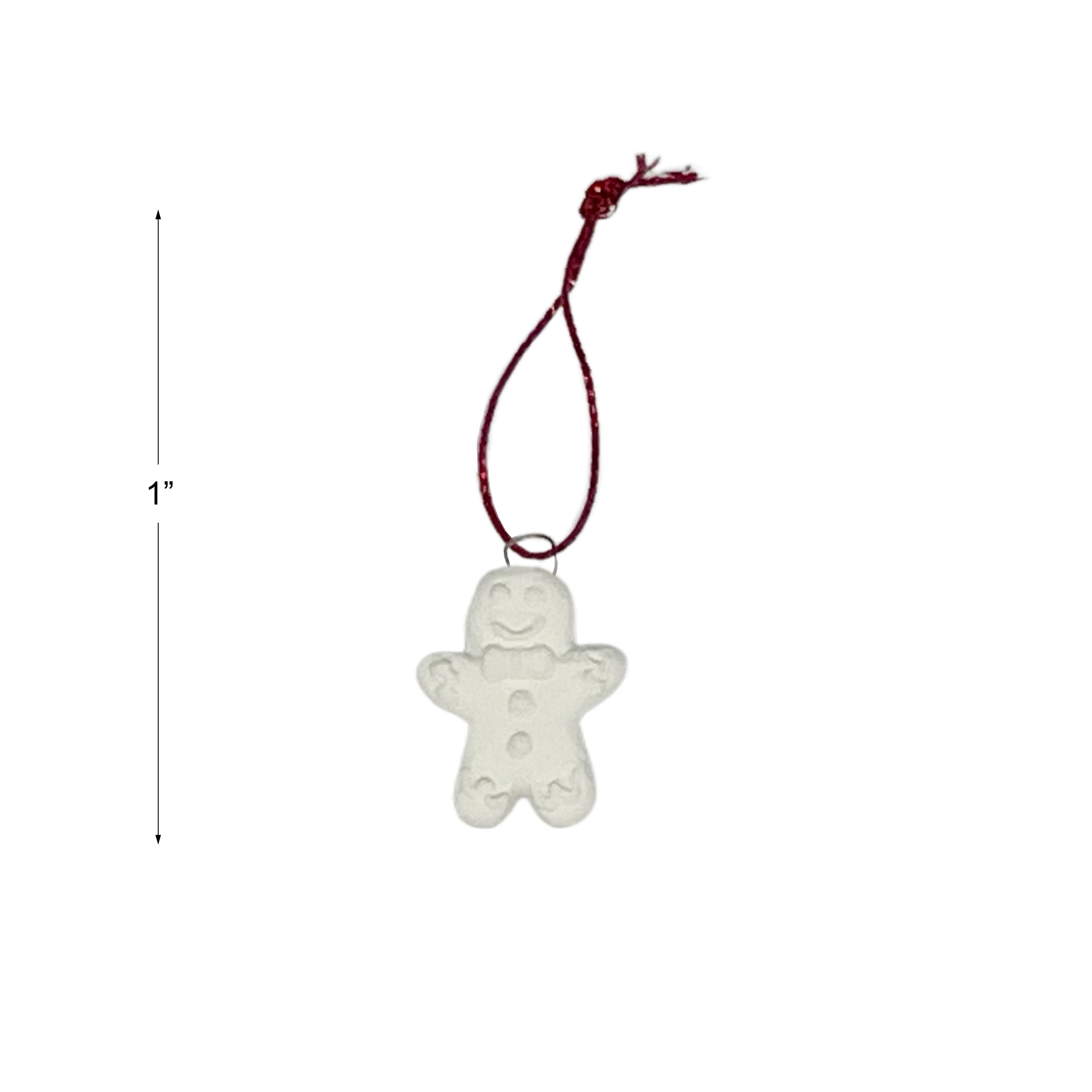 Mini DIY Ceramic Gingerbread Ornament Set by Make Market&#xAE;