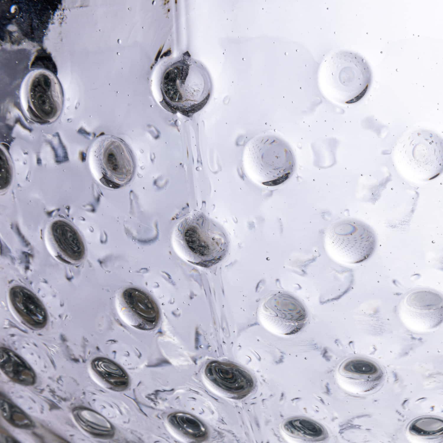 Hello Honey® 12" Clear Hobnail Round Glass Serving Bowl