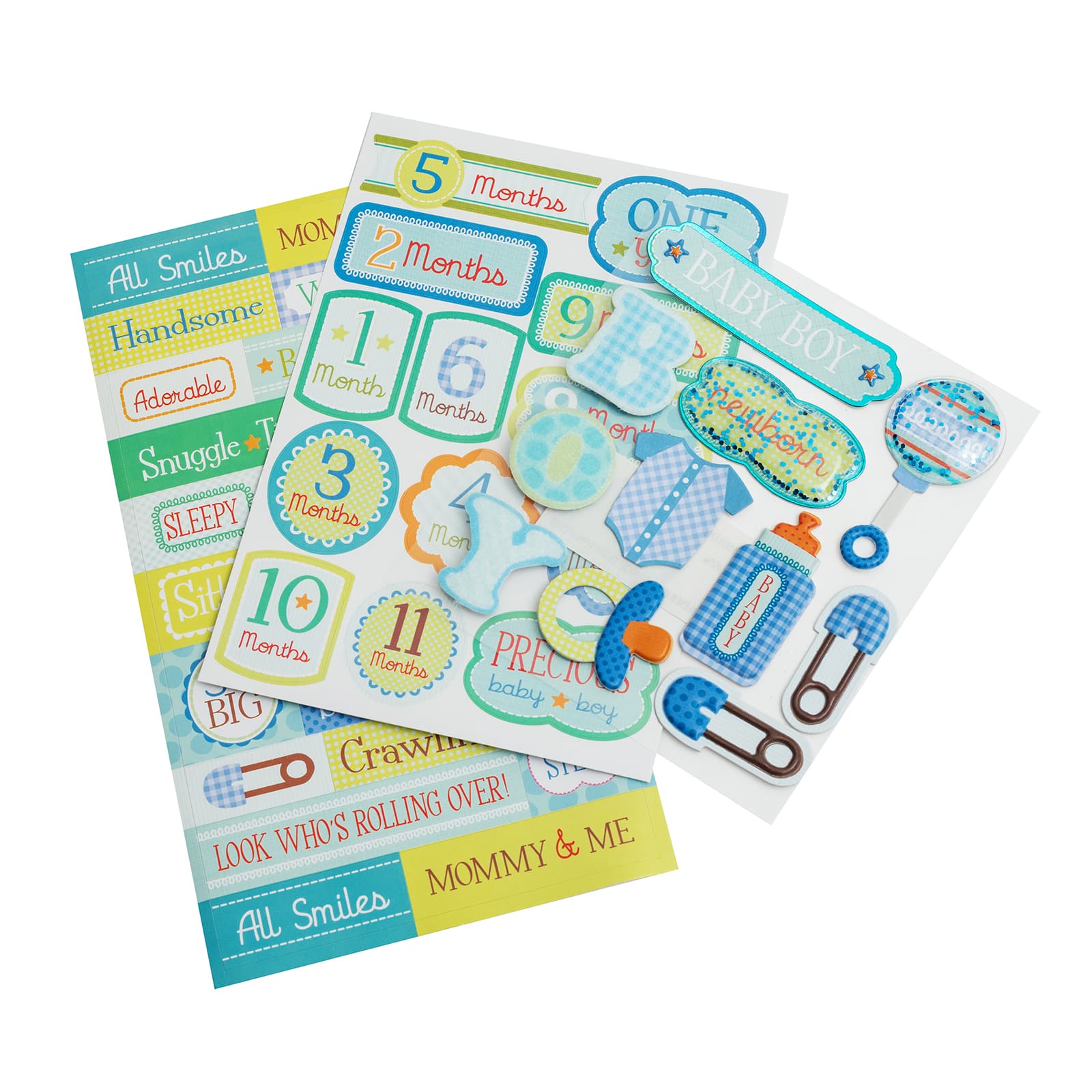 Traditional Baby Boy Dimensional Sticker Flip Pack by Recollections™