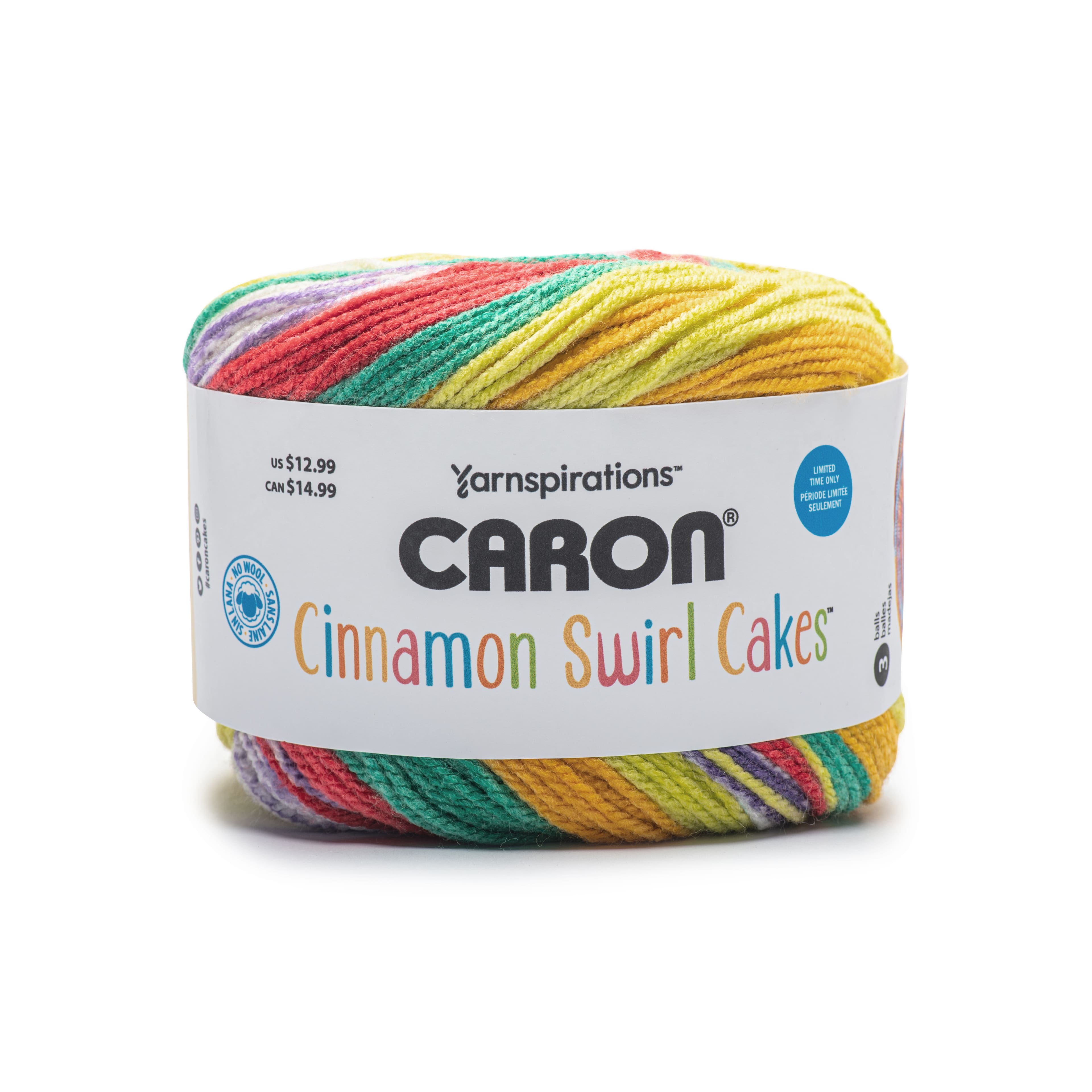 Caron Cinnamon Swirl Cakes Knitting Yarn. Boardwalk. Acrylic -  Canada