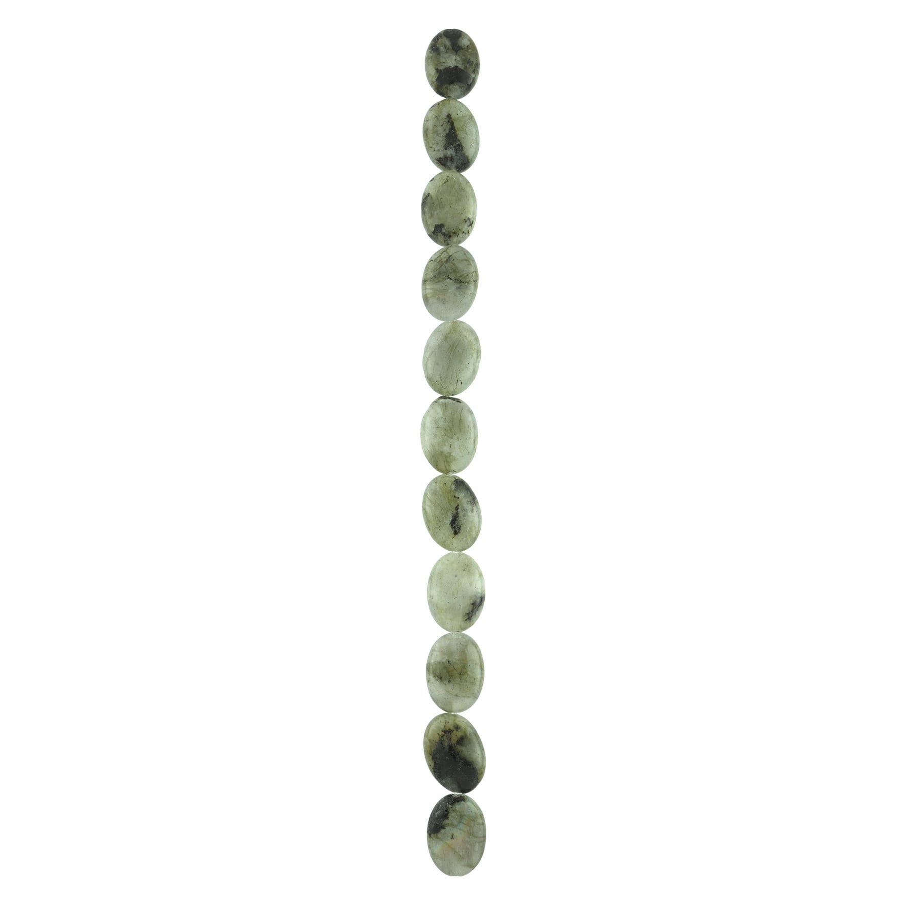 Green Labradorite Oval Beads, 18mm by Bead Landing&#x2122;
