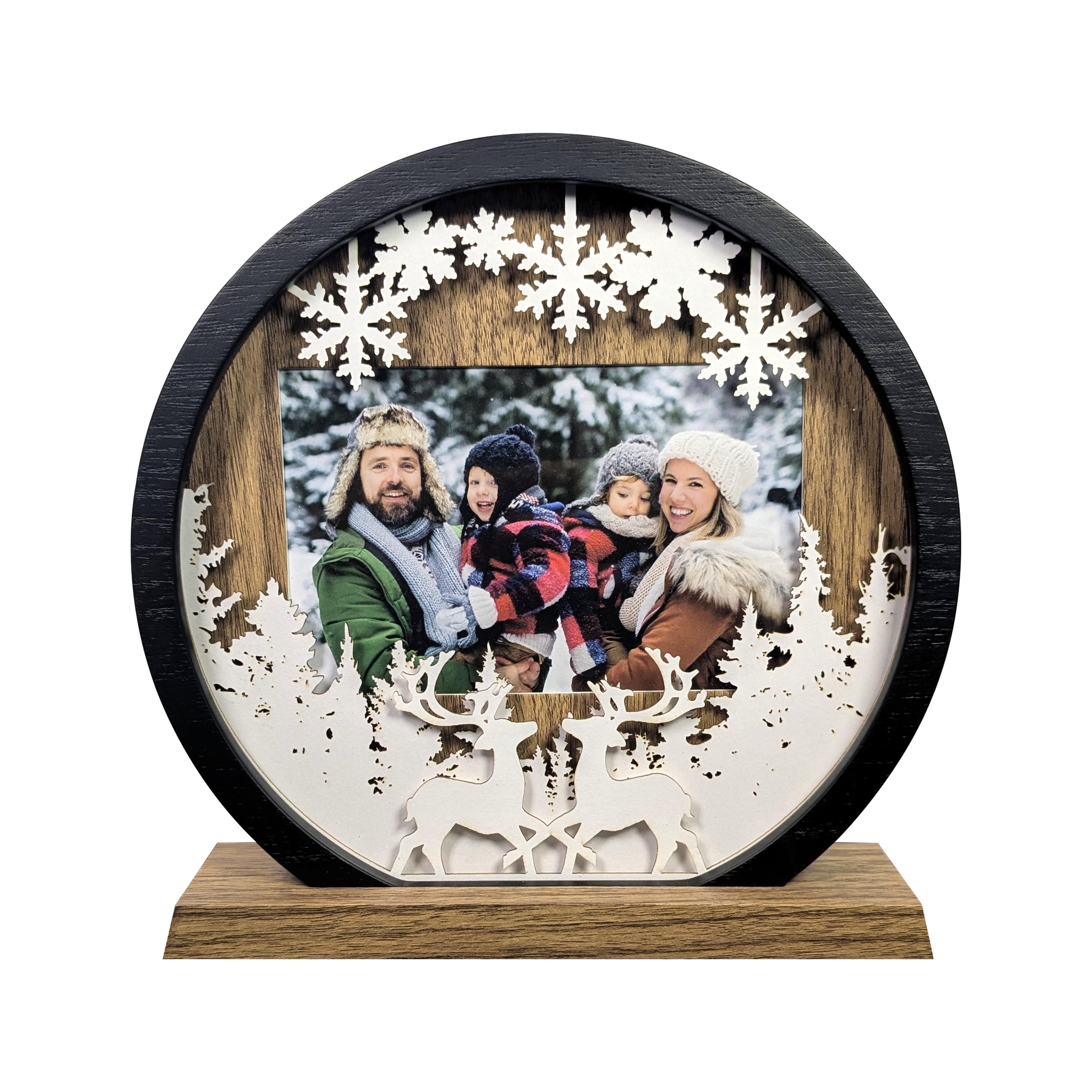 4&#x22; x 6&#x22; Snow Globe Tabletop Frame by Studio D&#xE9;cor&#xAE;